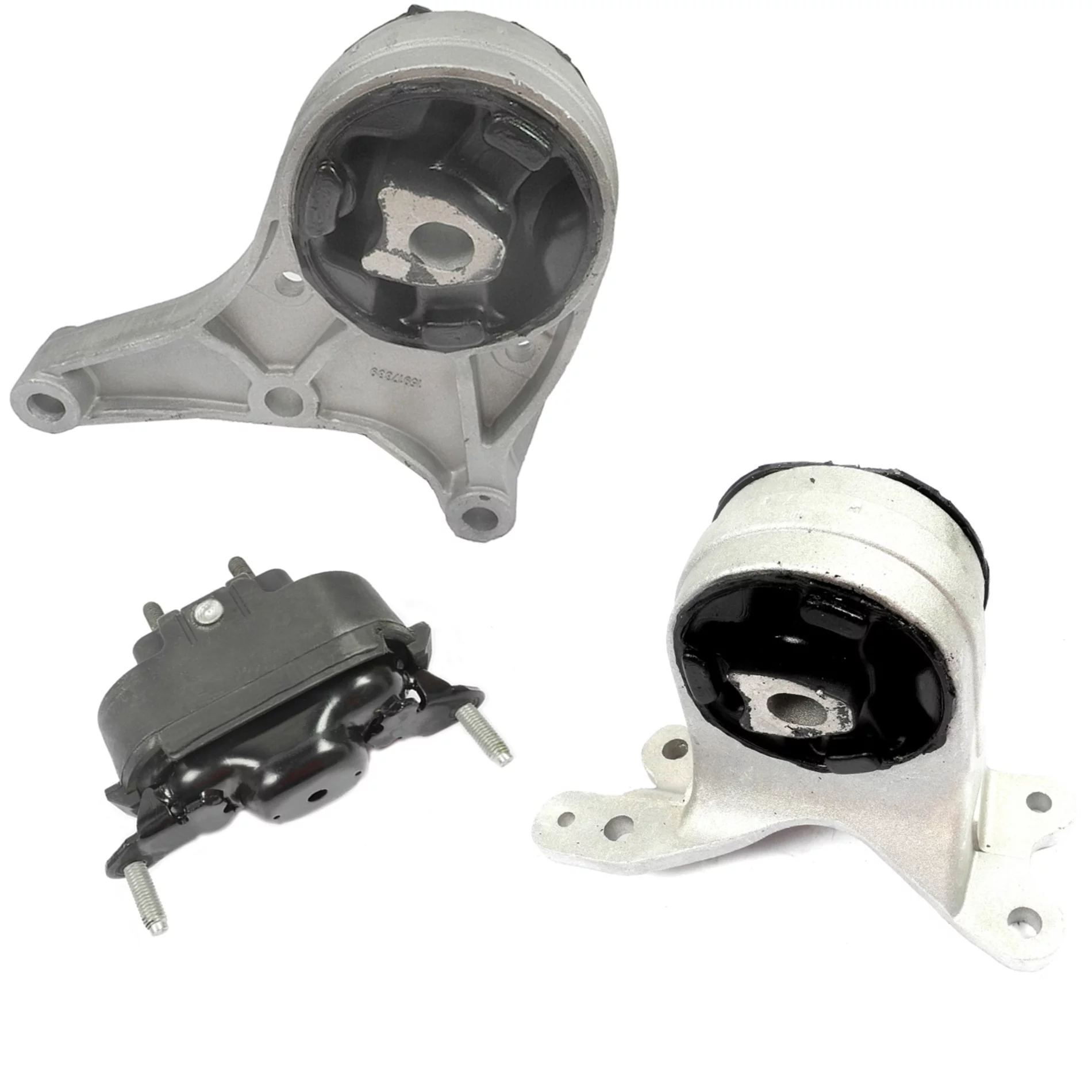 Motor & Trans. Mount Set 3PCS for 2007-2011 Chevy Malibu/ Pontiac G6/ Saturn Aura 3.6L EM3097, EM4061, EM4062