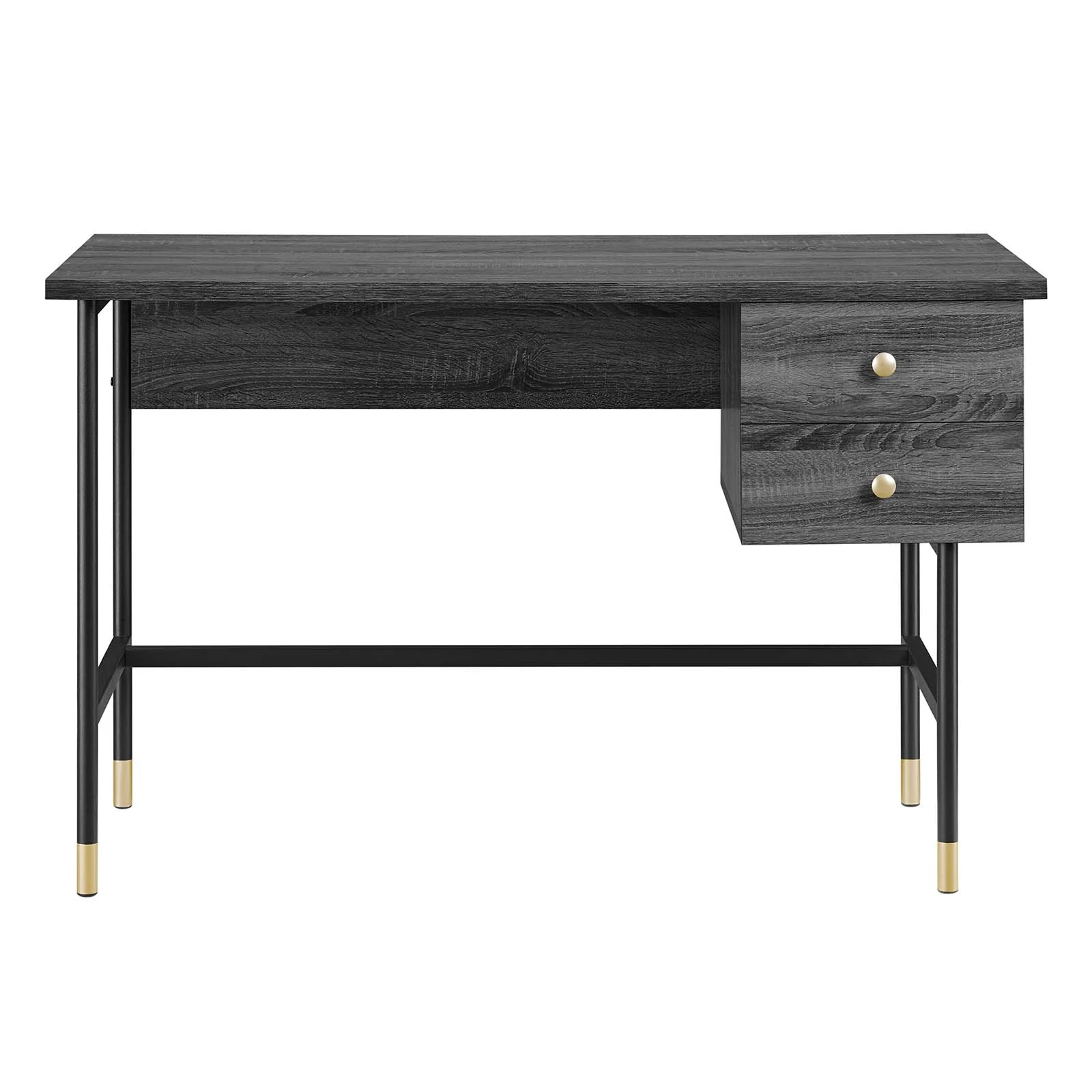 Modway Nexus Office Desk in Black Charcoal