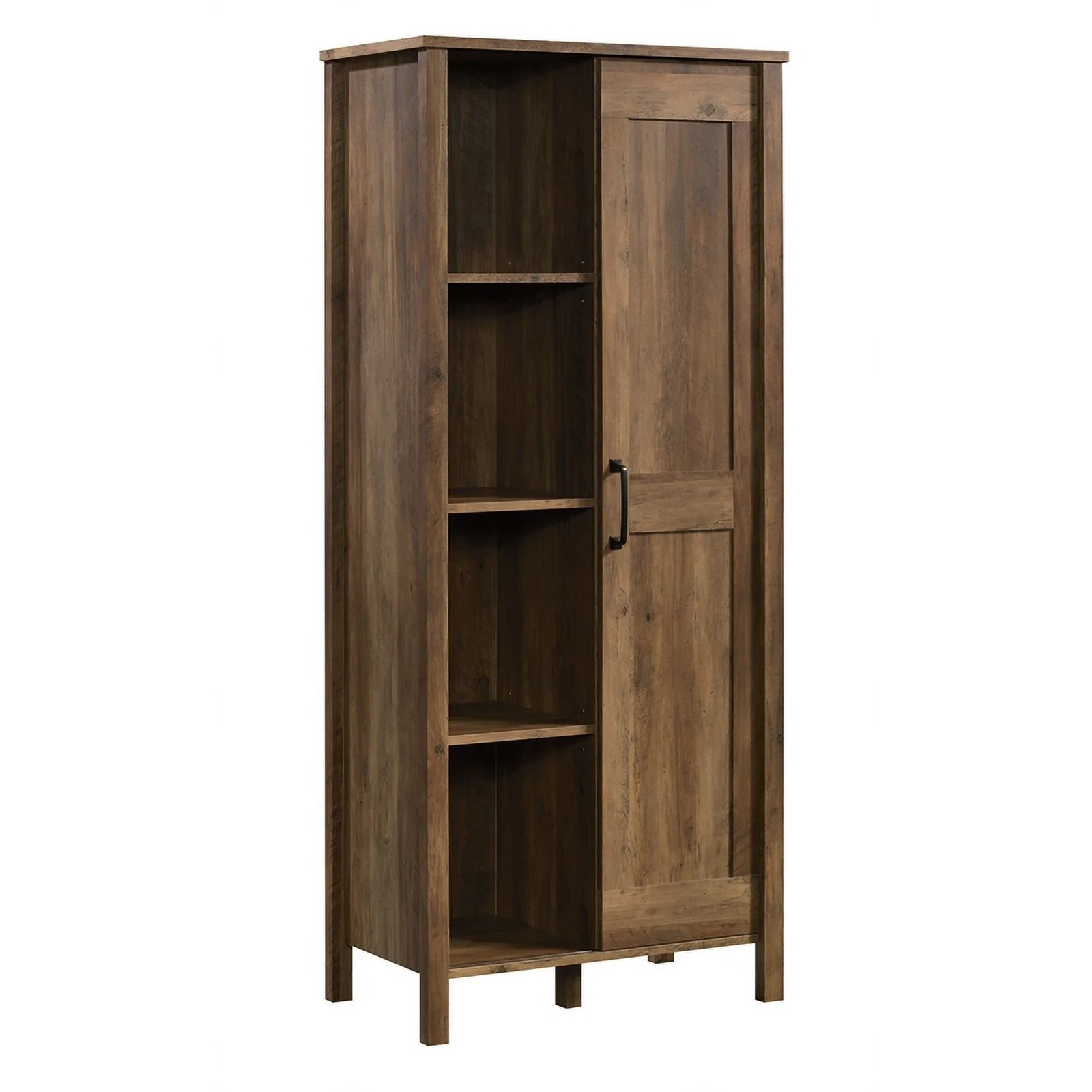 Pemberly Row Sliding Door Cabinet in Engineered Wood-Rural Pine Finish