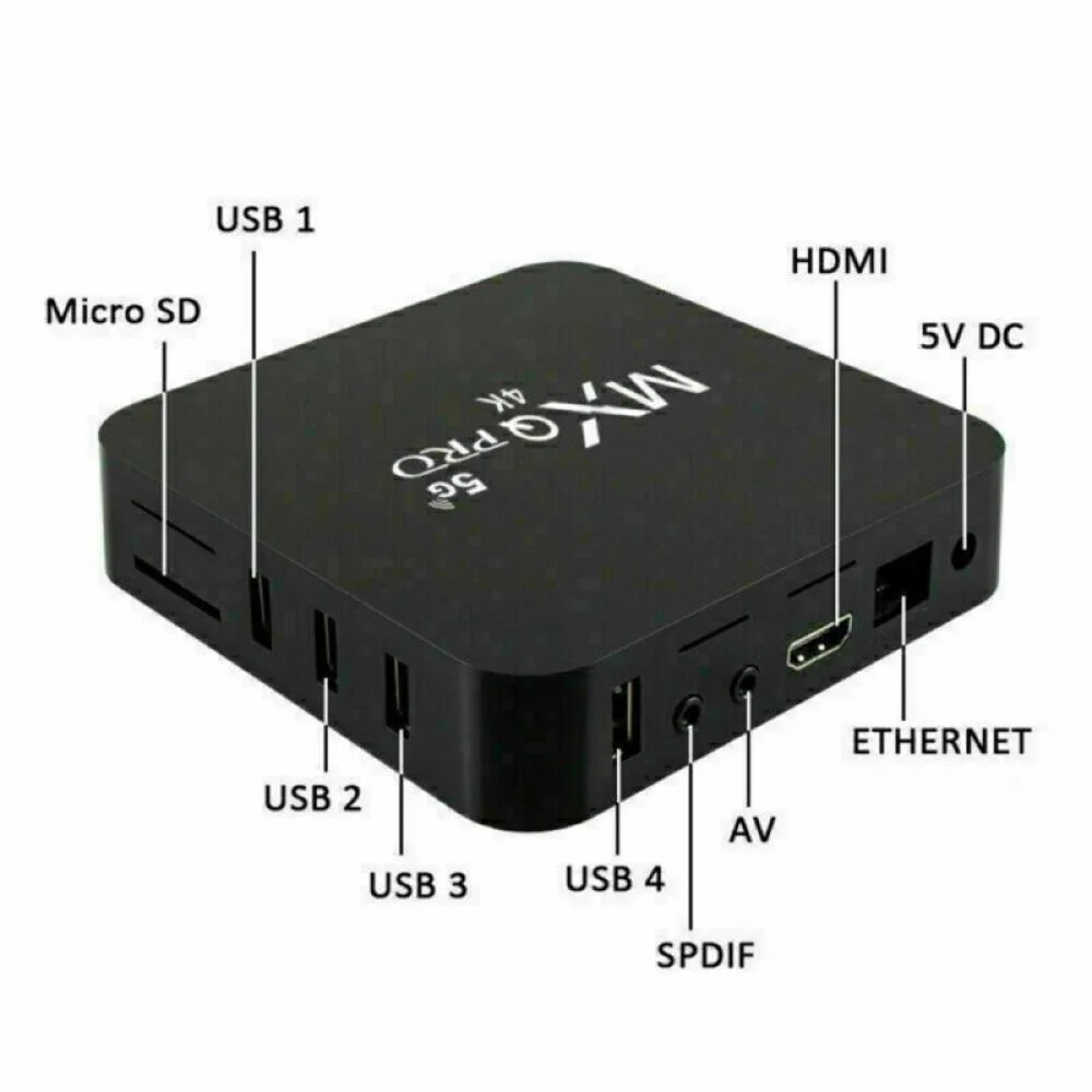 🔥5G MXQ PRO 4K TV BOX Android10.0 Smart Media Player 1GB+8GB 🔥SALE!!