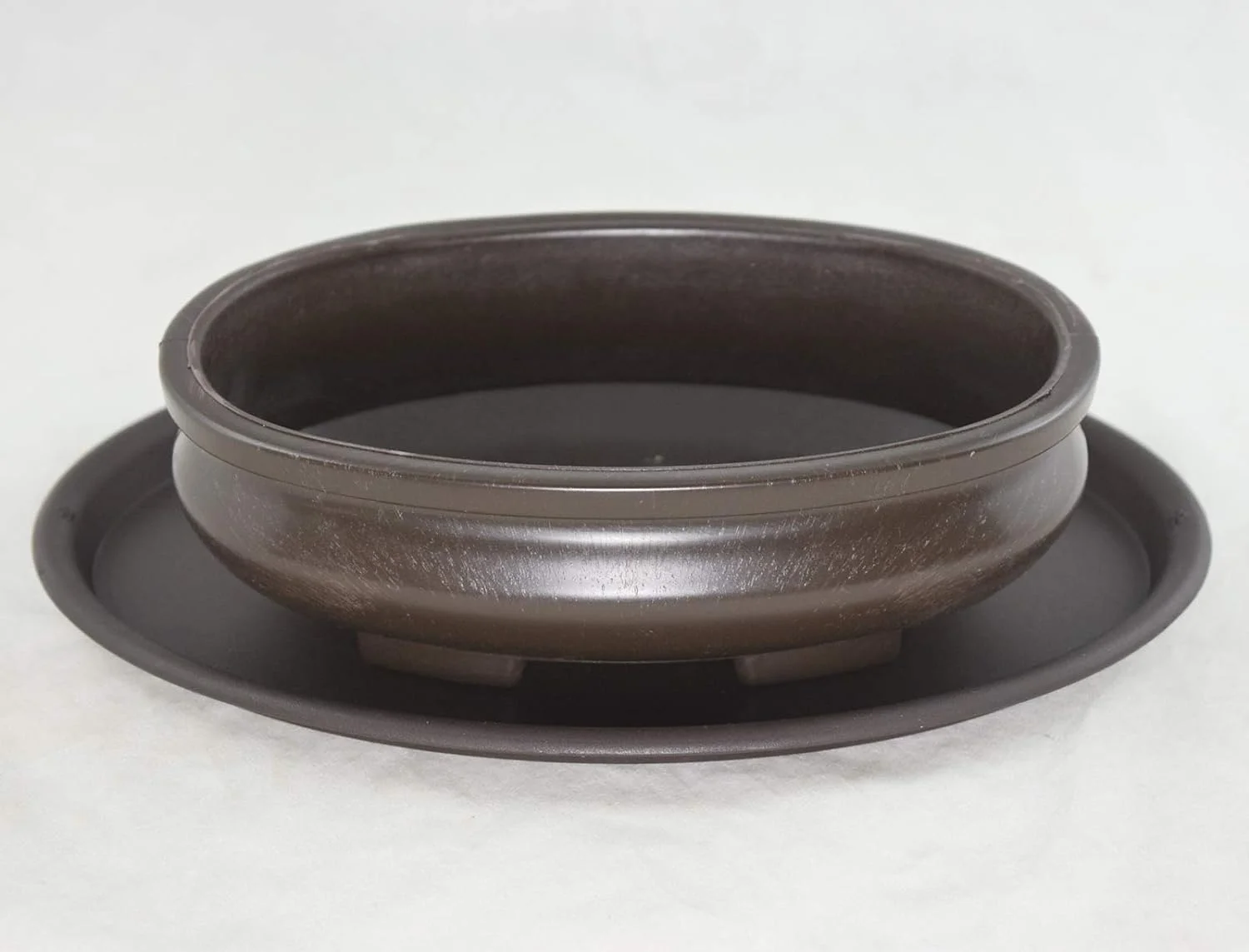 2 Sets Oval Heavy Duty Plastic Cactus & Succulent Planter, Bonsai Training + Tray + Mesh - 7