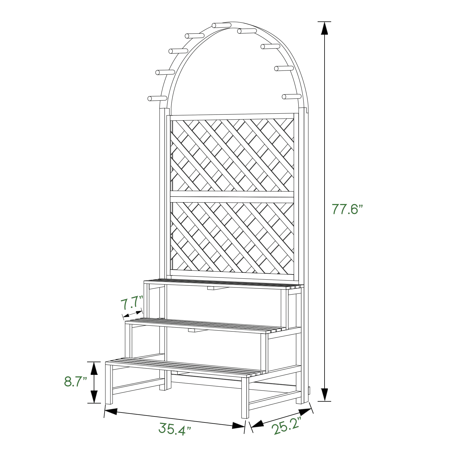 MoNiBloom Wood 3 Tiers Plant Stand, Modern Flower Display Storage Shelf Rack, Carbonized, for Garden