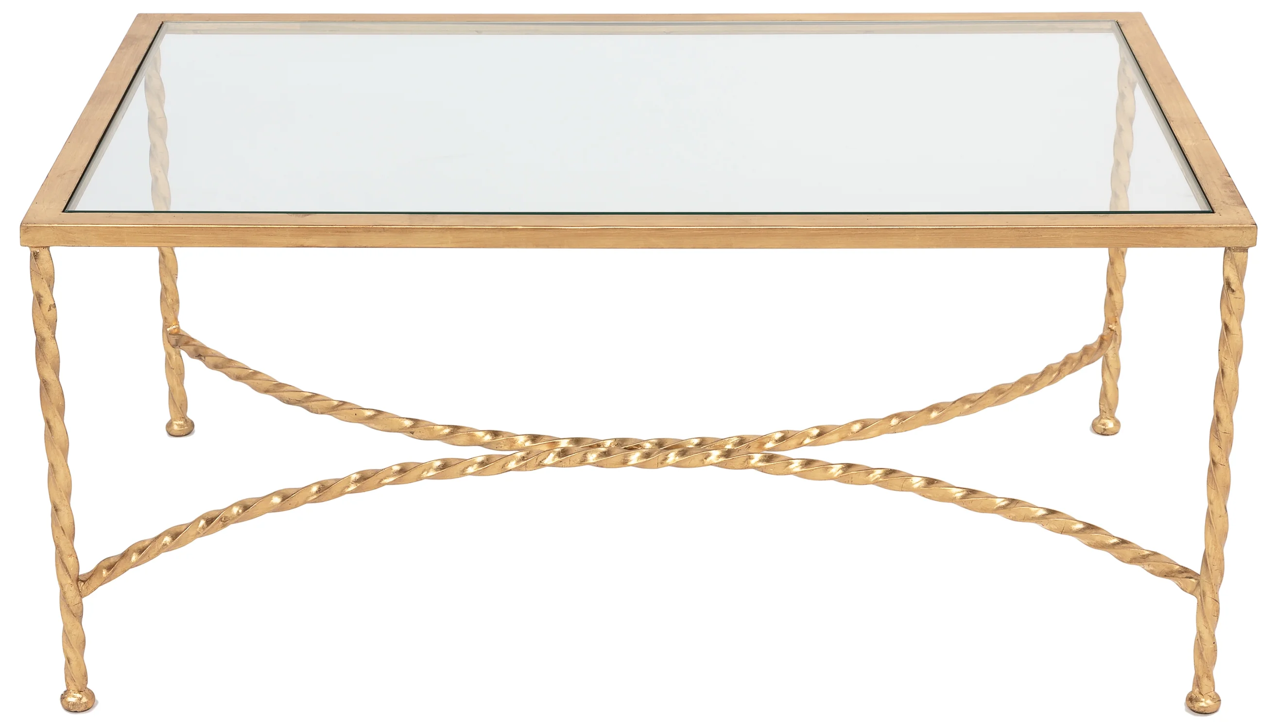 SAFAVIEH Couture Matilda Glam Metal Coffee Table, Gold