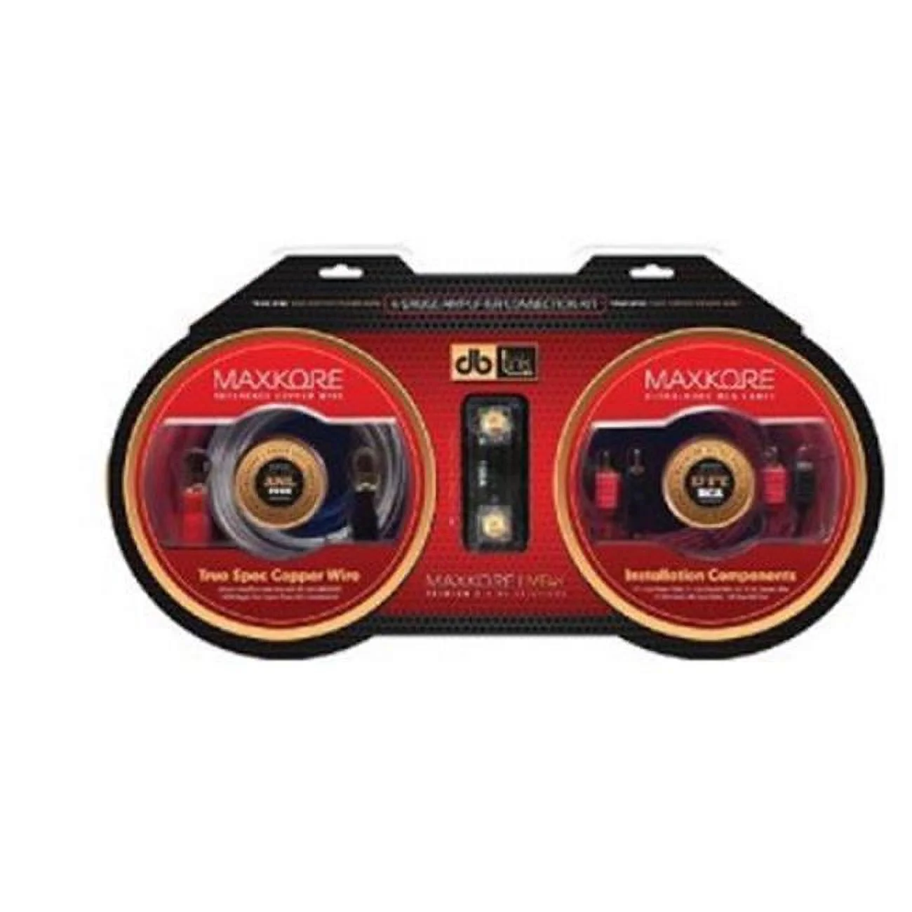 DB Link ME4K 4 gauge 100 Percent Copper Maxkore Amplifier Kit
