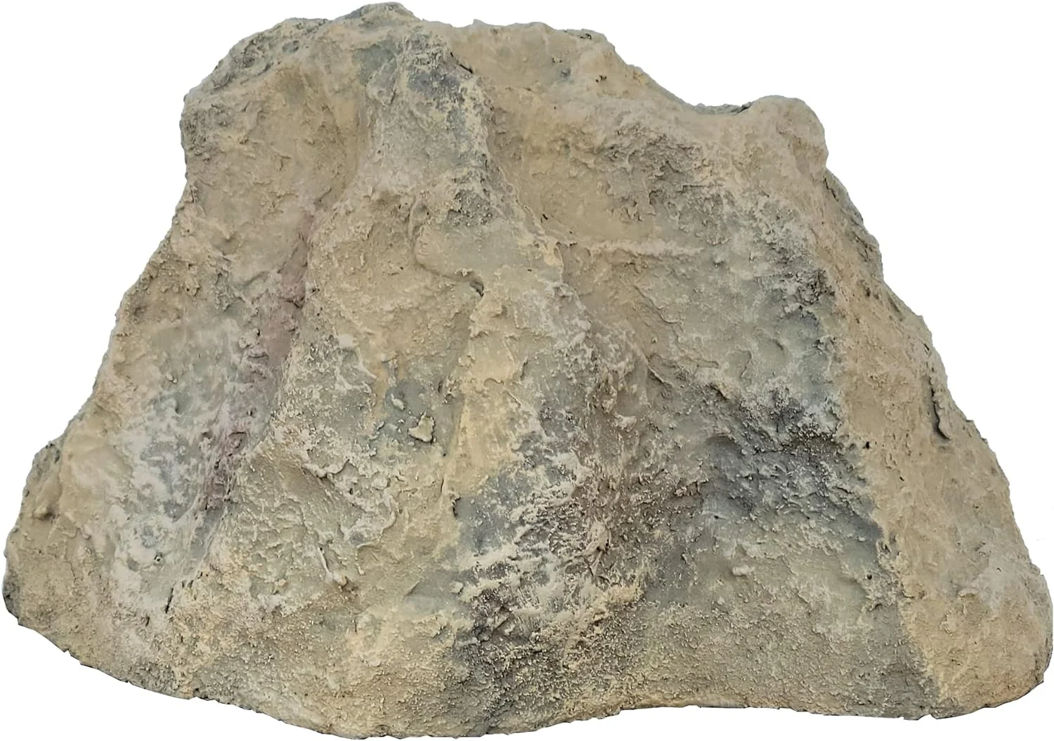 Artificial Rock Faux Rock Pump Cover Hollow Landscape Decoration Artificial Rock Cover Fiberglass Painted Mock Rock Small Beige 9 In H X 13 In W X 16 In L