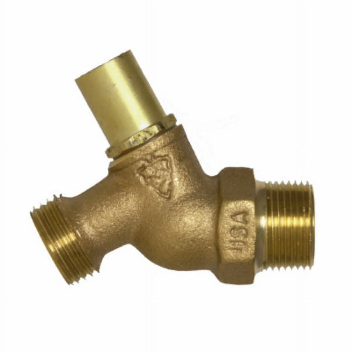 Arrowhead 351LKLF No-Kink Loose Key Hose Bibb, Red Brass, 3/4