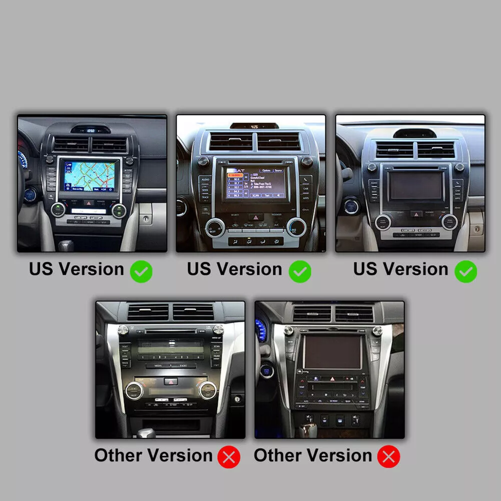 For 2012-2014 Toyota Camry Radio Car Carplay Android GPS Navigation 2+32GB