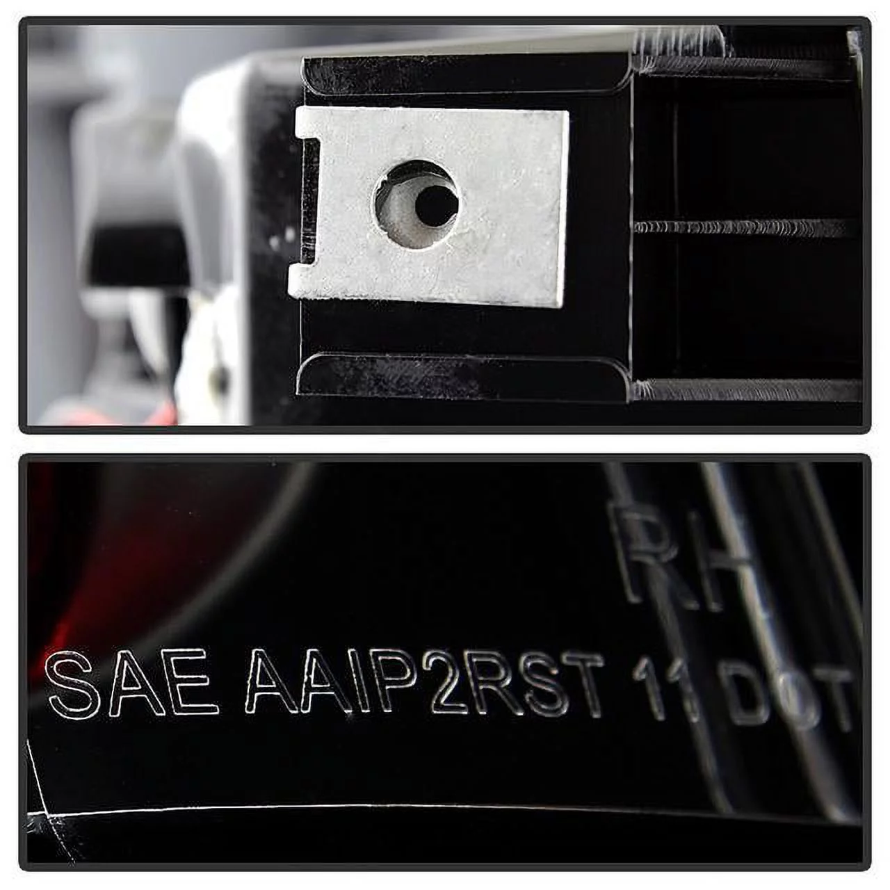 Spyder Chevy Silverado 1500/2500 99-02 (Not Fit Stepside) / GMC Sierra 1500/2500/3500 99-03 LED Tail Lights - Black Fits select: 1999-2001 CHEVROLET SILVERADO, 2002-2007 GMC NEW SIERRA