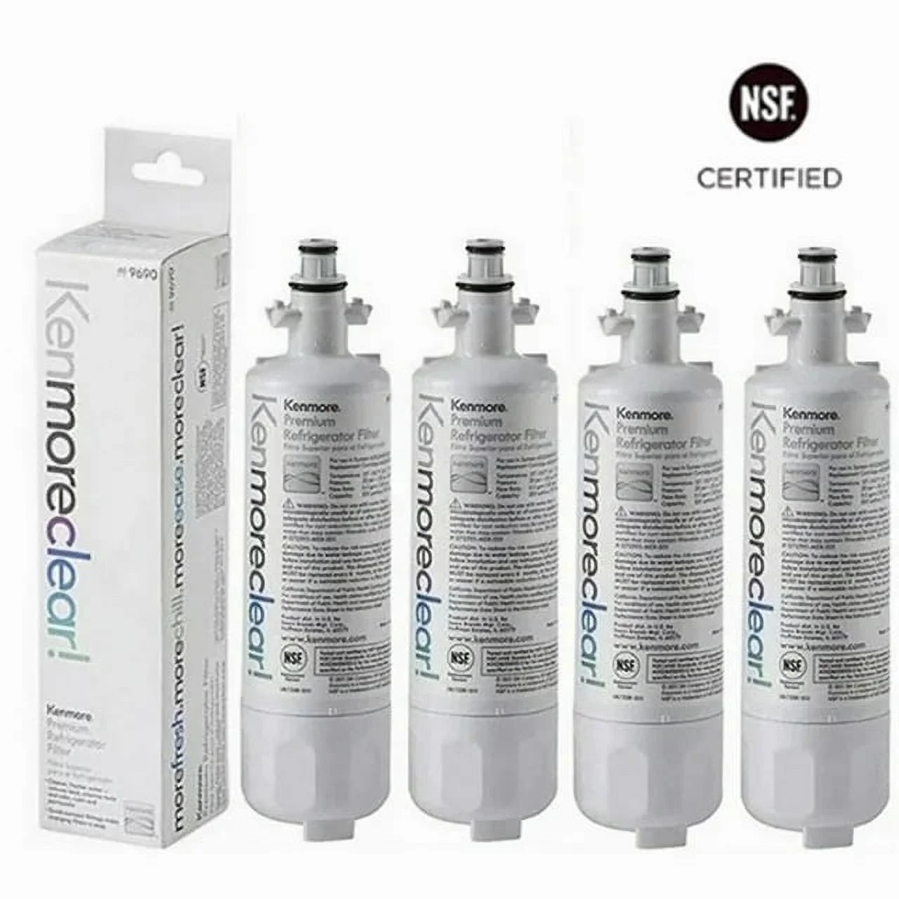 4 Pack Kenmore 9690 46-9690 Compatible with ADQ36006102,ADQ36006101 Refrigerator Water Filter