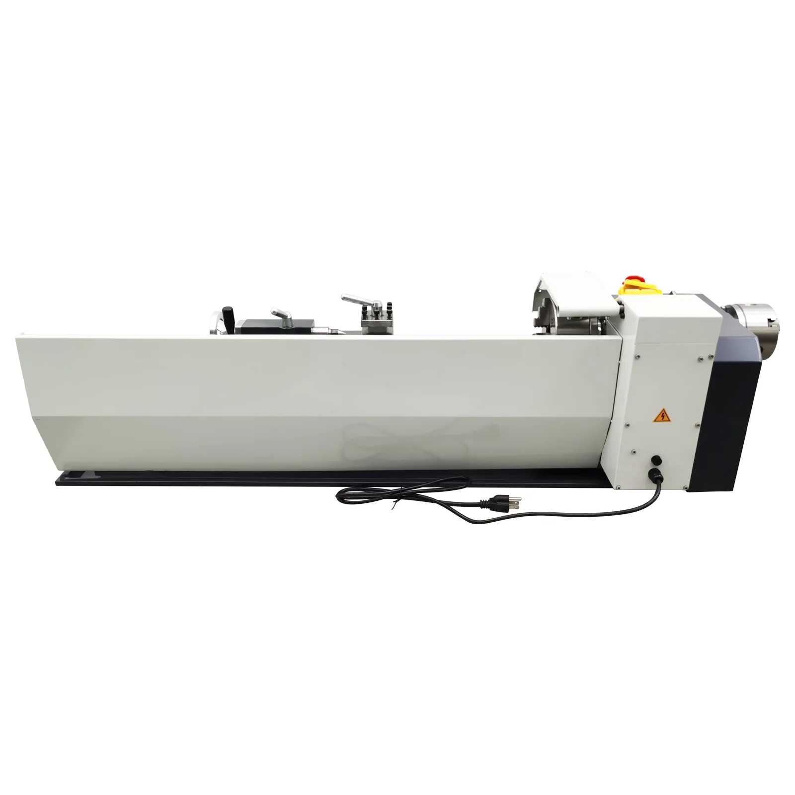 RC-210E Double Head Double Chuck Electronic Pulse Precision Metal Bench Lathe 8