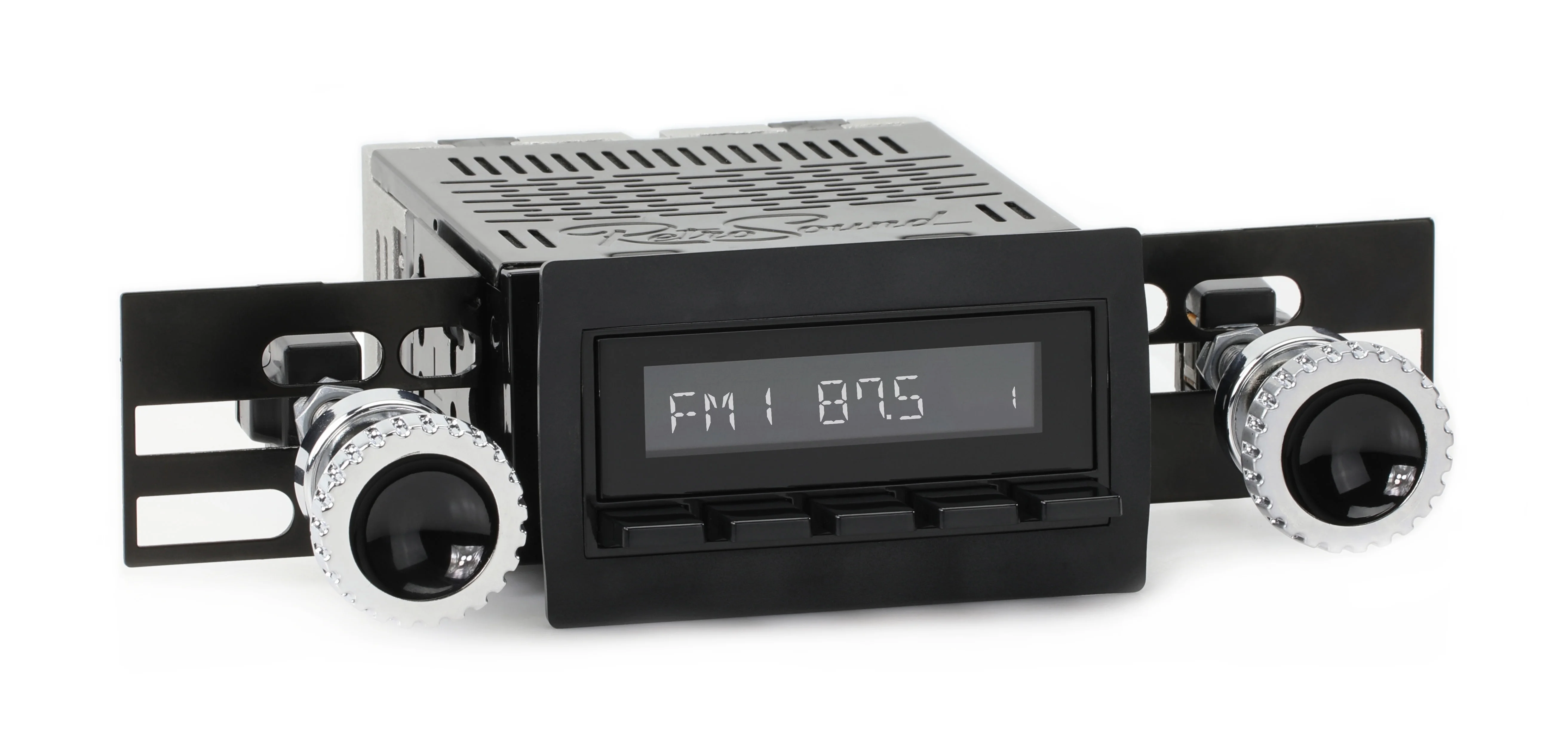 RetroRadio Compatible with 1960-63 Chevrolet C/K Series Truck Features Include Bluetooth, USB, AM/FM HB-M2-250-56-76C
