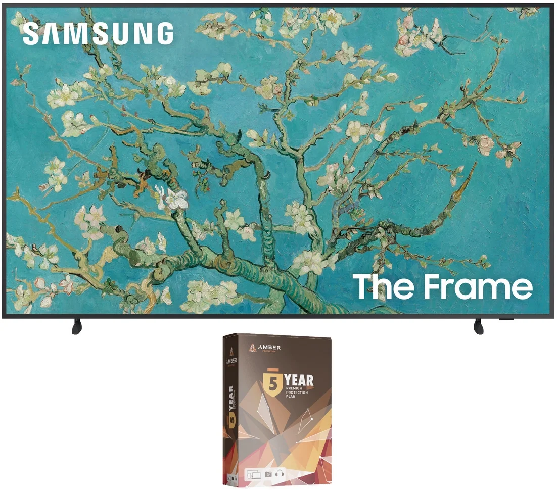 Samsung QN50LS03BAFXZA 50 Inch The Frame 4K UltraHD Smart QLED TV with an Additional 5 Year Extended Amber Protection (2022)