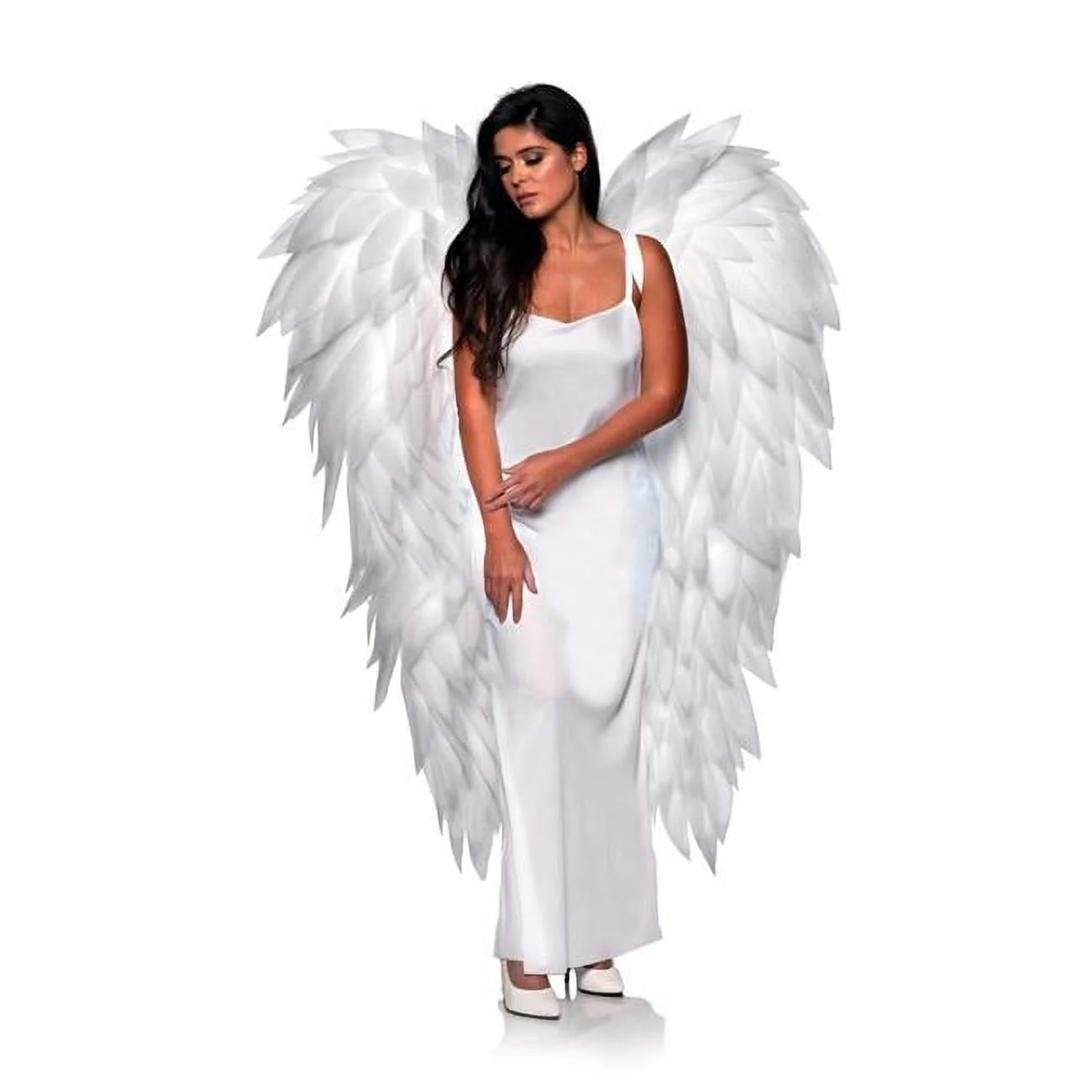 Full Length Angel Wings, White