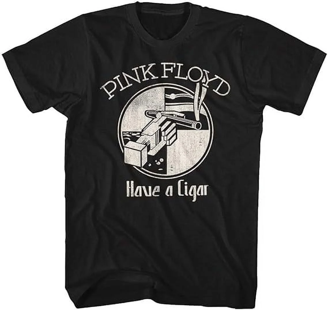 Pink Floyd 1965 English Rock Band Have A Cigar Front and Back Adult T-Shirt Tee