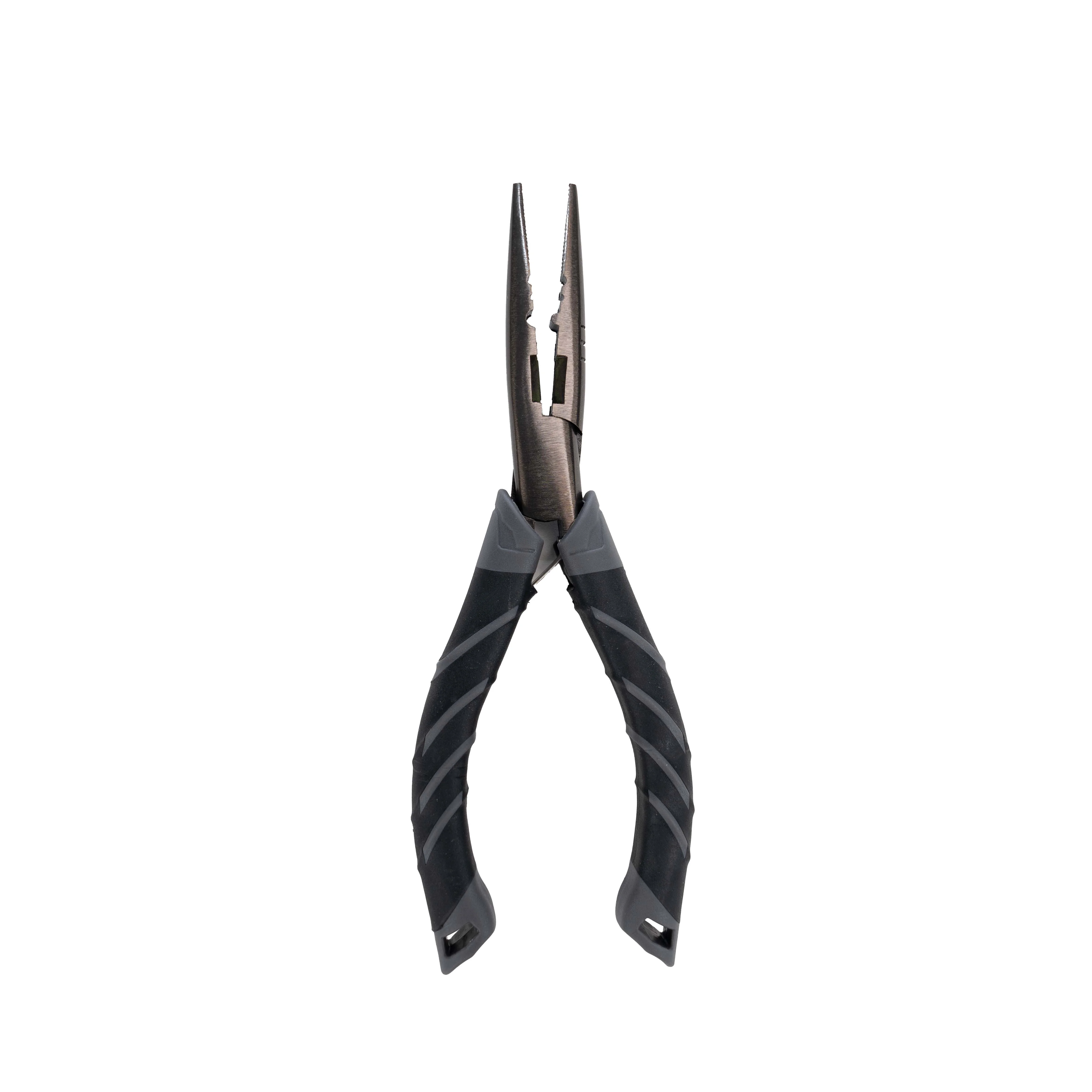Ozark Trail 6 inch Stainless Steel Pliers with Soft Grip. Fishermans Needle Nose Plier.