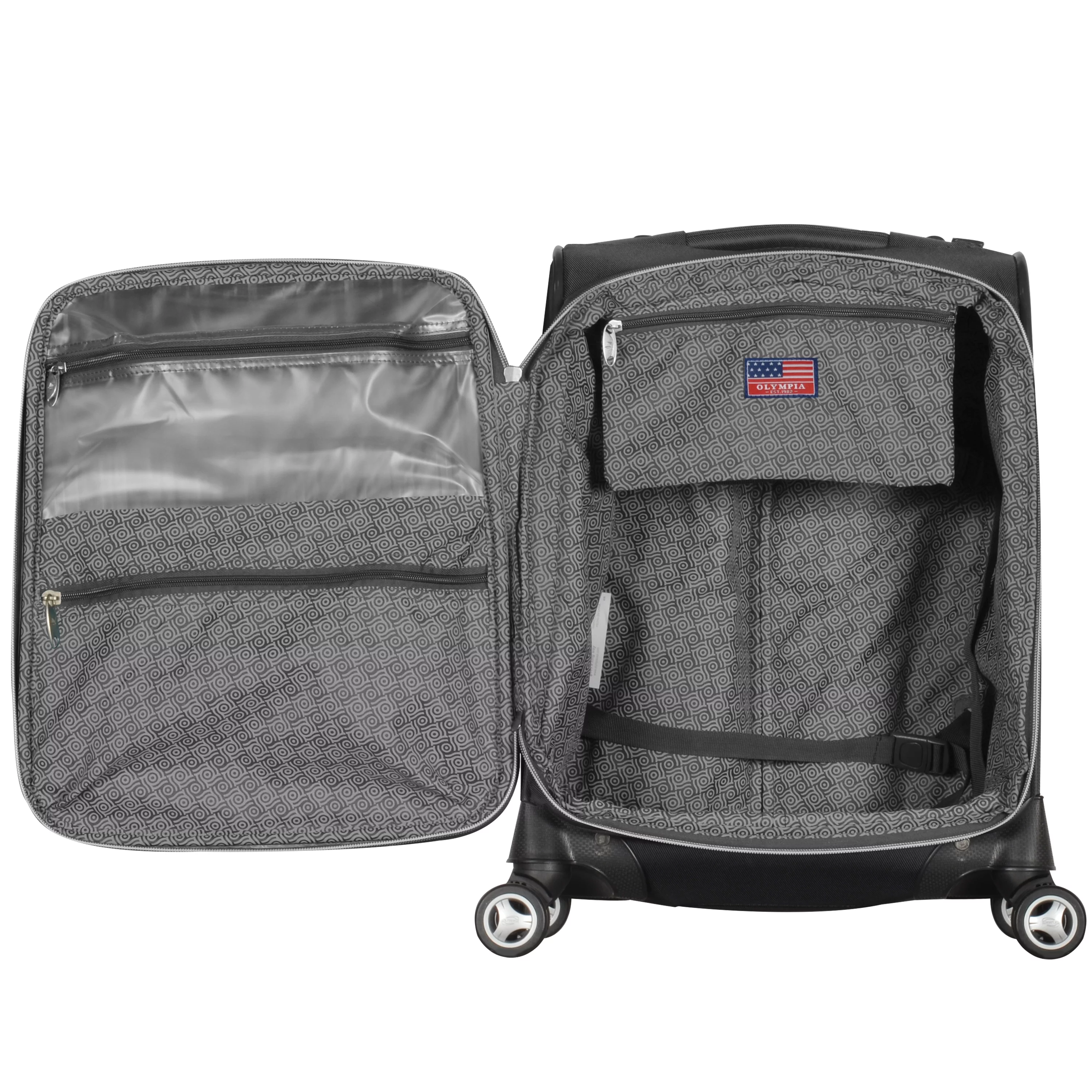 Olympia USA Luxe II 3-Piece Expandable EVA Spinner Set