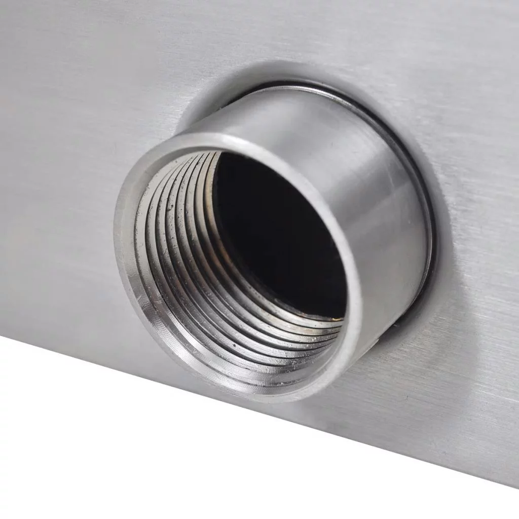 Anself Pool Fountain Stainless Steel Waterfall Garden  Pool Fountain (35.4