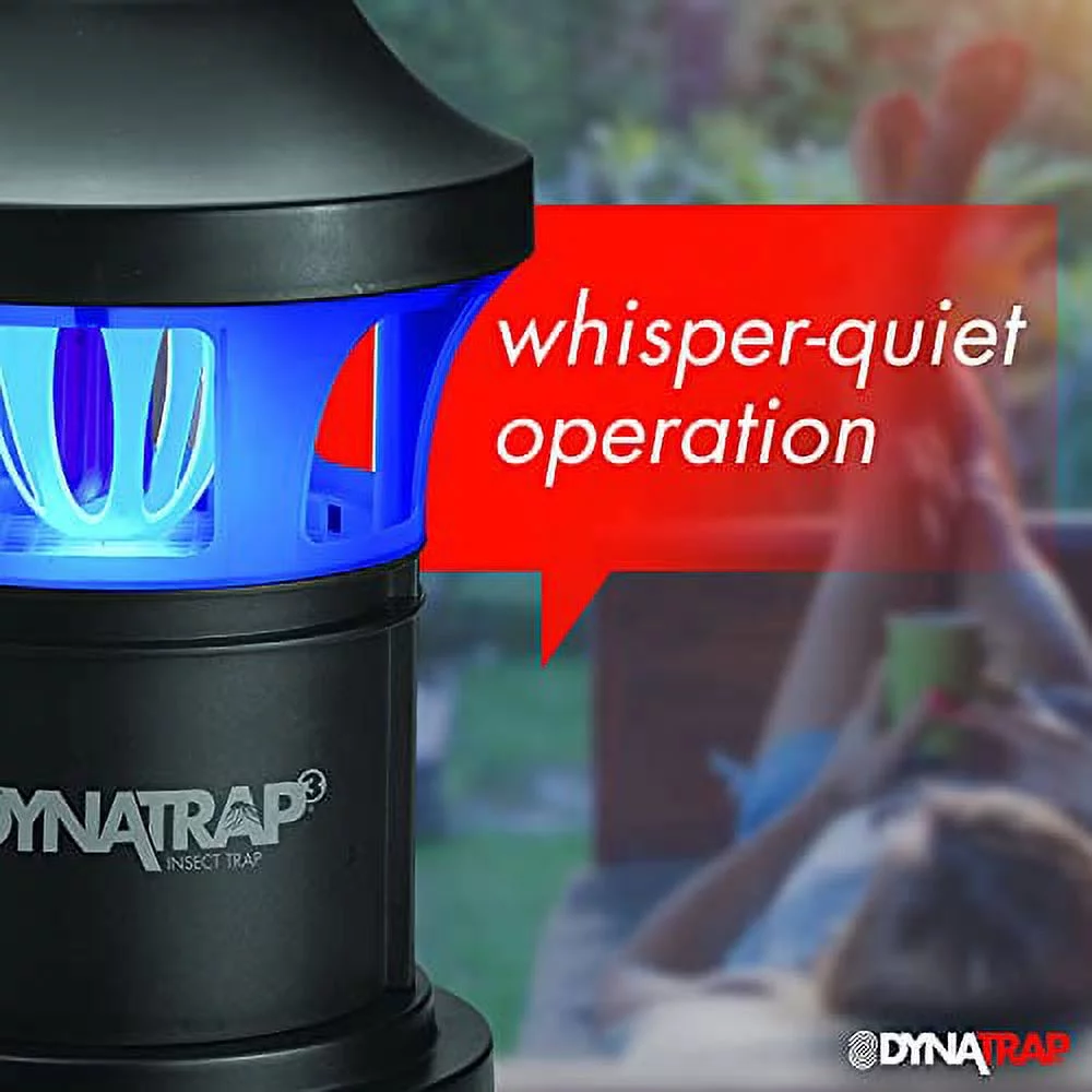 DynaTrap DT1775 Large Mosquito & Flying Insect Trap - Kills Mosquitoes, Flies, Wasps, Gnats, & Other Flying Insects - Protects up to 1 Acre