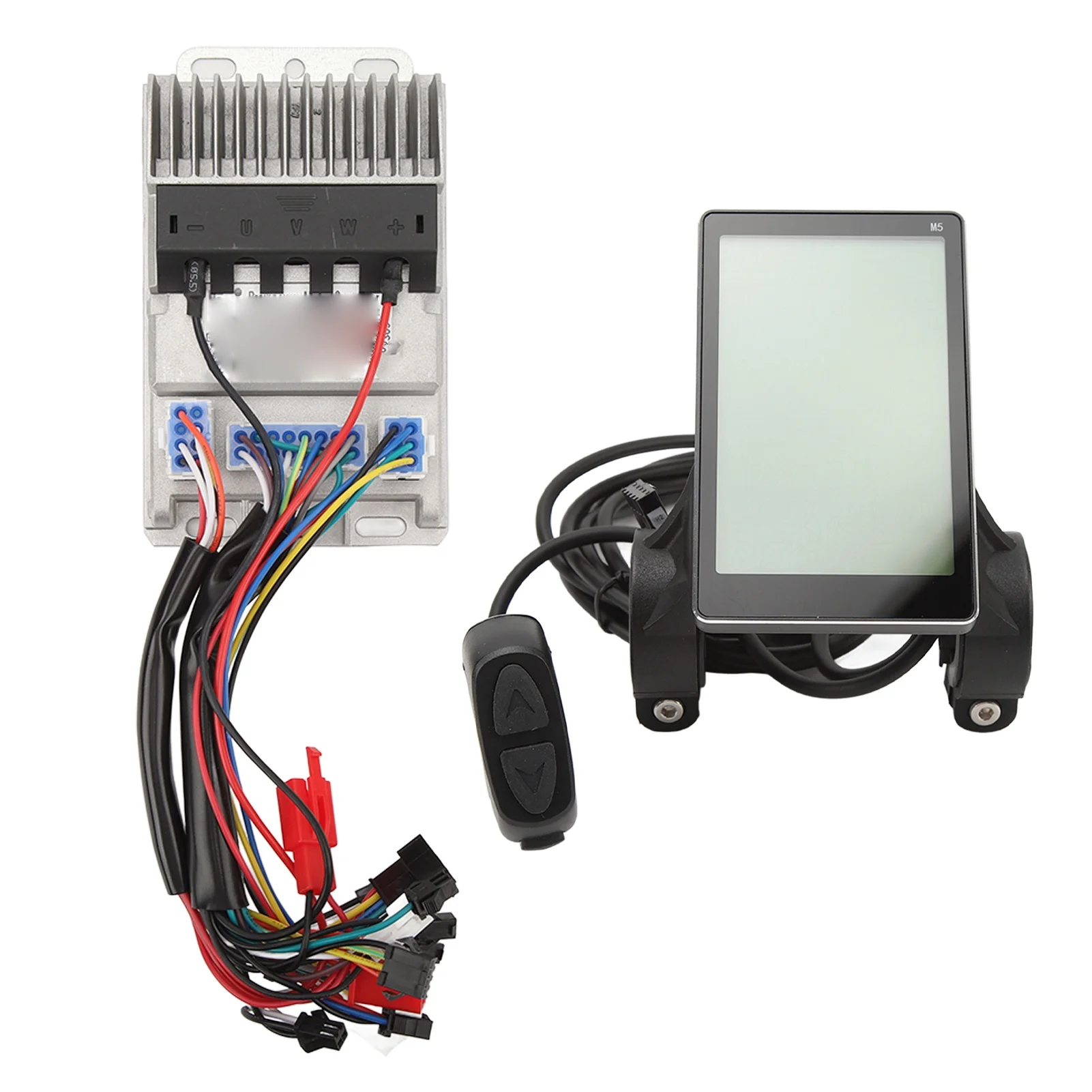 Nimomo Brushless Controller Kit 3 Mode Sine Wave Electric Bicycle Controller Kit With LCD Display 36V 48V 60V 500W for E-Bike/Electric Bike/Scooter, Easy to Install