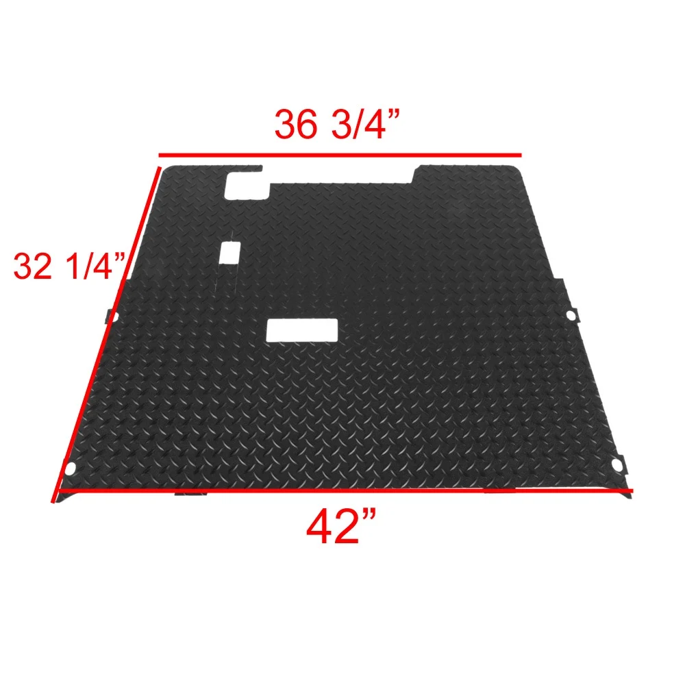 E-Z-GO TXT Golf Cart Rubber Diamond Plate Floor Mat