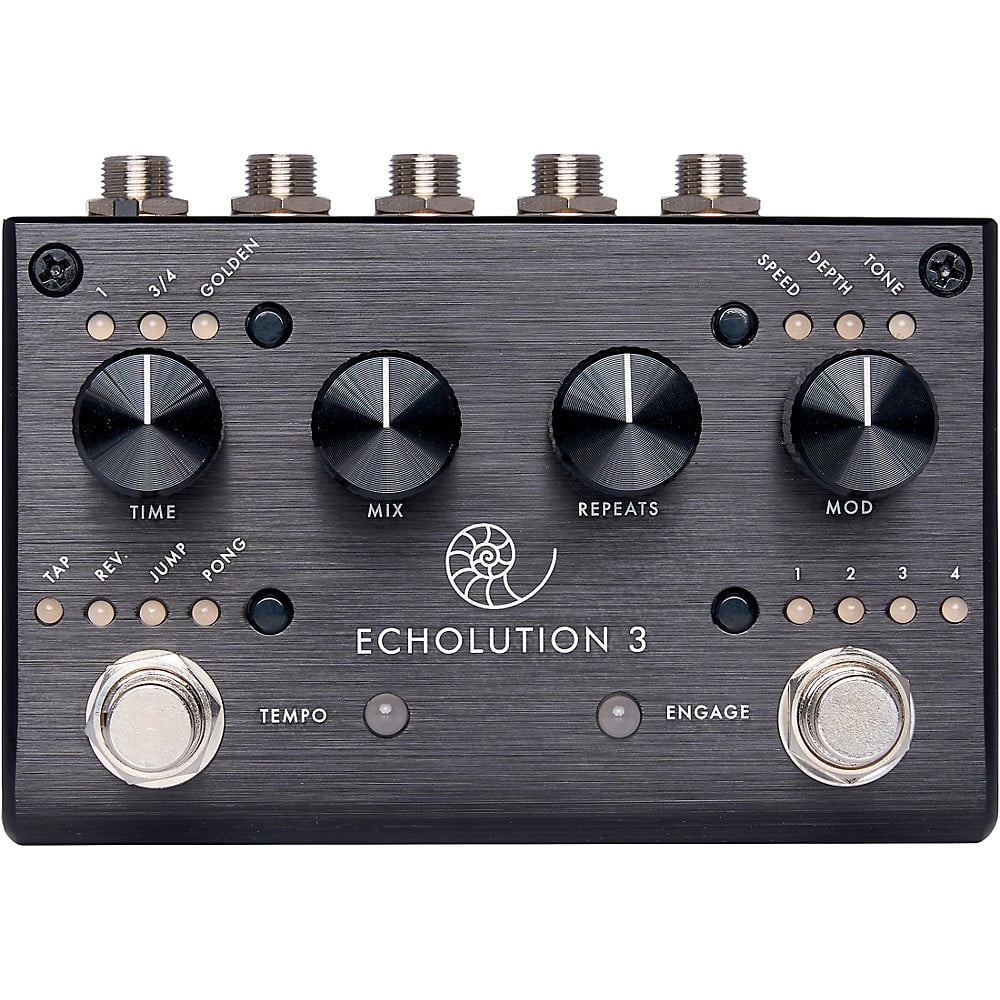 Pigtronix Echolution 3 Delay Effects Pedal Black