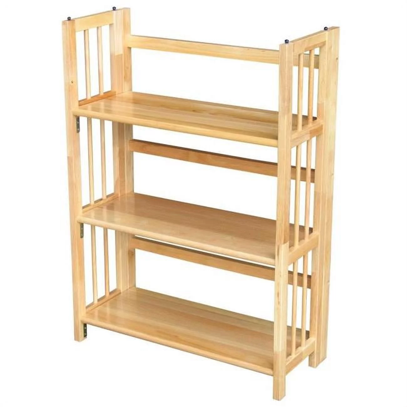 Ltd 3 Tier Folding Bookcase Natural