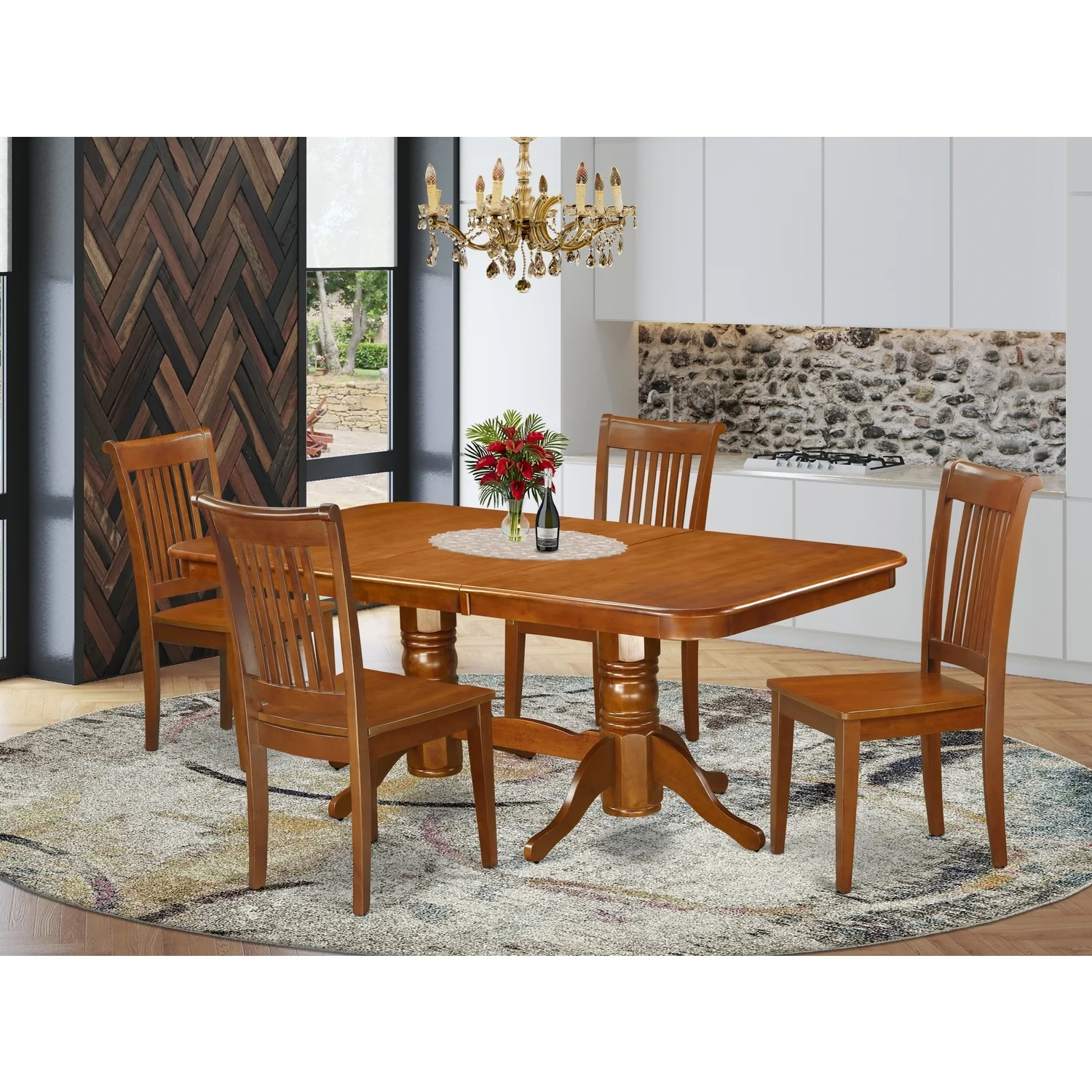 HomeStock Retro Renaissance Dining Room Set