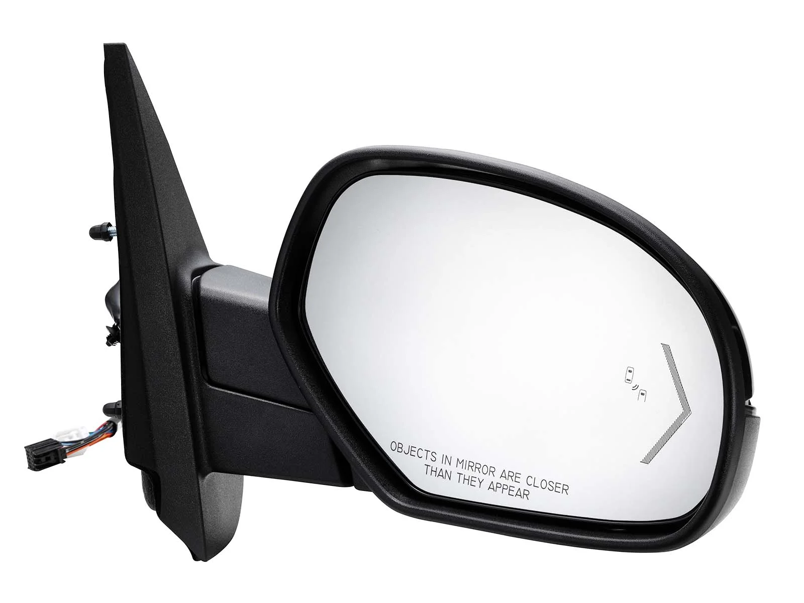 APA Replacement Power Folding Mirror fits 2009 - 2014 TAHOE YUKON SUBURBAN with LED Arrow Signal Blind Spot Detection Power Heated Puddle Memory Paint to Match Cap Passenger Right Side GM1321527