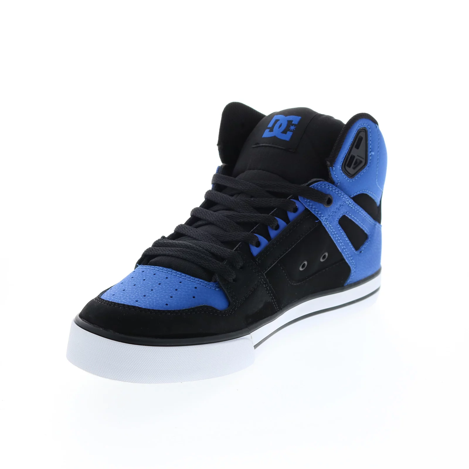 DC Shoes Men's Pure High-Top Shoes Black/Royal - ADYS400043-BR4
