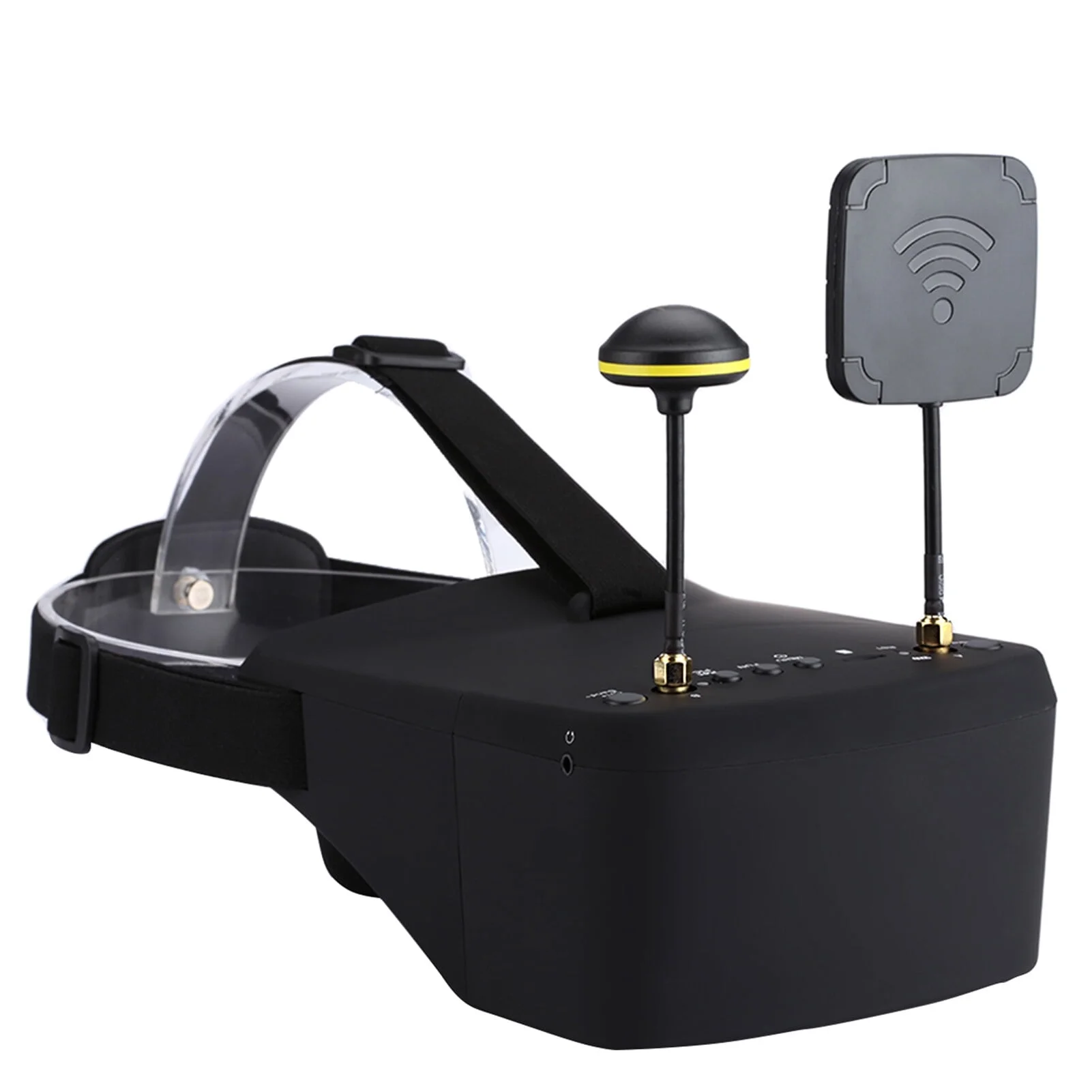 EV800D 4.9G 40CH 5 Inch 800*480 Video Headset Diversity FPV Goggles With Battery for Remote Control Model FPV Drone