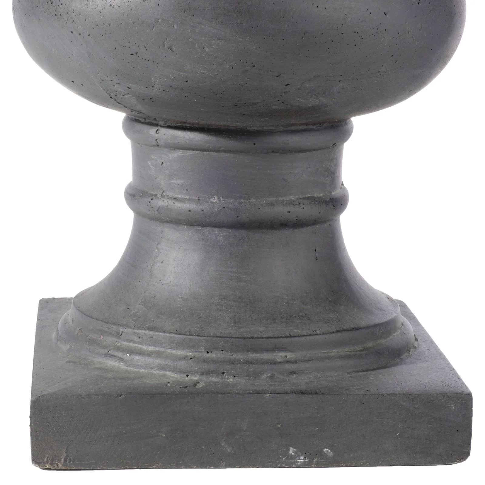 Alfresco Home Jovina Fiberstone Medium Urn Planter in Antique Dark Bronze