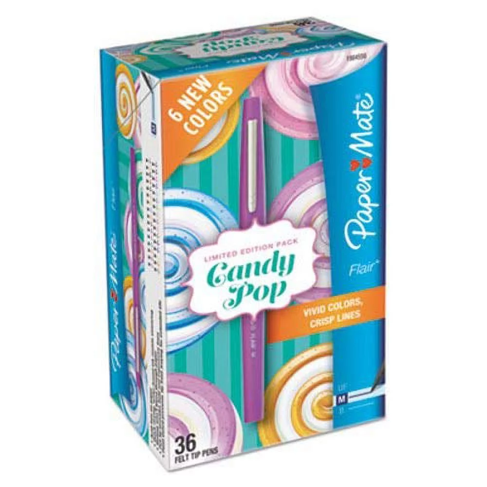 Paper Mate Flair Candy Pop Medium 36/Ct