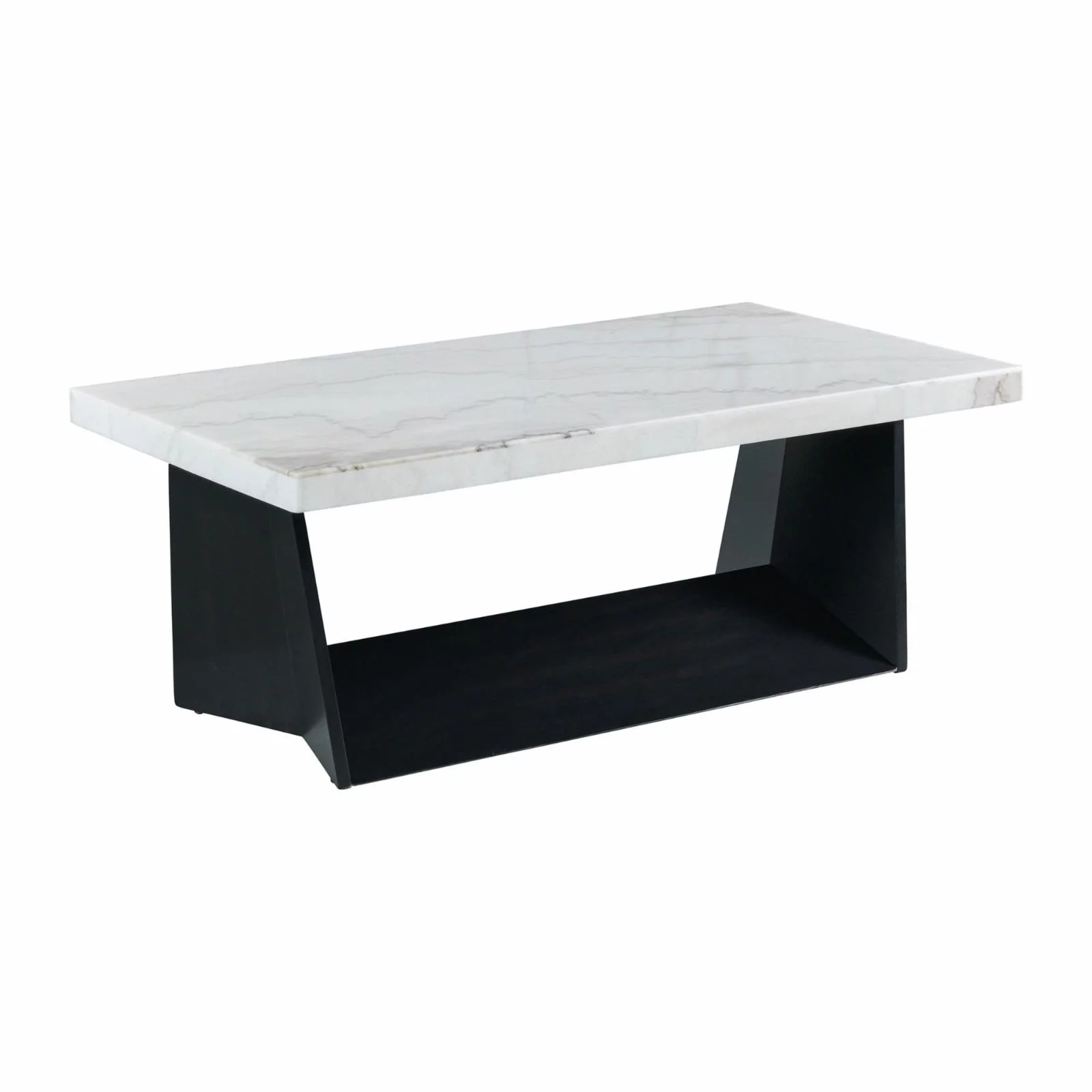 Picket House Furnishings Tobias Coffee Table with White Marble Top