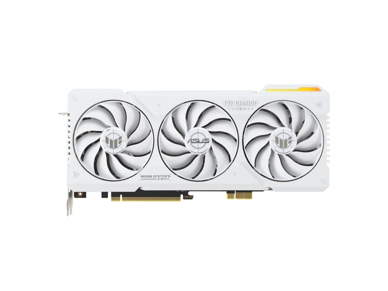 ASUS TUF Gaming GeForce RTX 4070 Ti SUPER BTF White OC Edition Gaming Graphics Card (Exclusive to ASUS BTF ATX Motherboards, Graphics card high-power gold finger) TUF-RTX4070TIS-O16G-BTF-WHITE