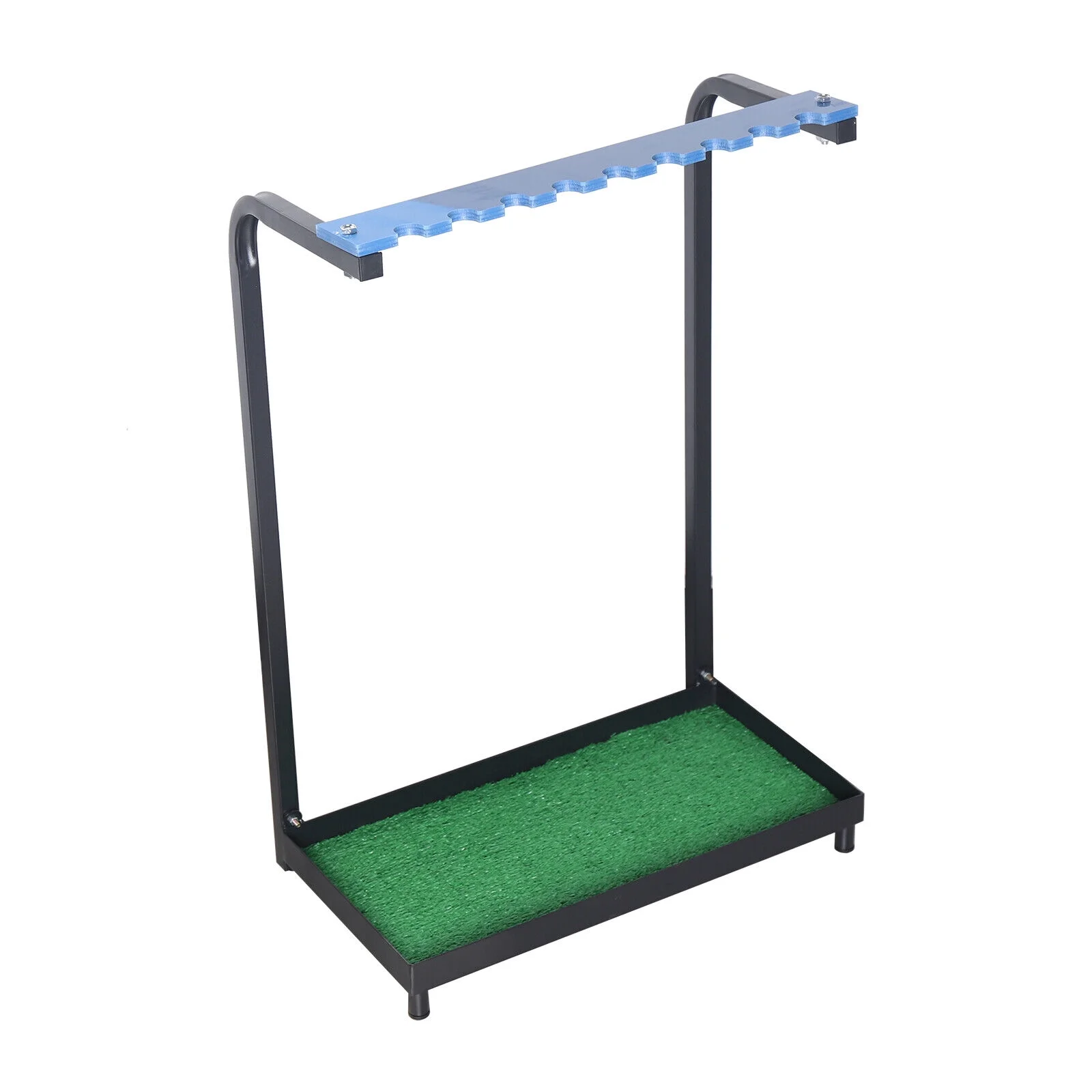 Miumaeov Golf Club Display Rack Metal Golf Putter Storage Organizer 9 Clubs Floor Stand Holder