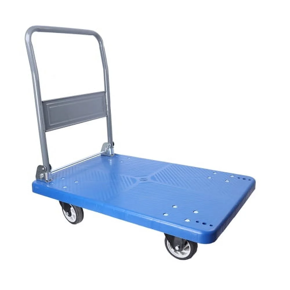 Hand Truck Upgraded Foldable Push Cart Dolly 660 lbs Capacity Moving Platform Hand Truck Heavy Duty