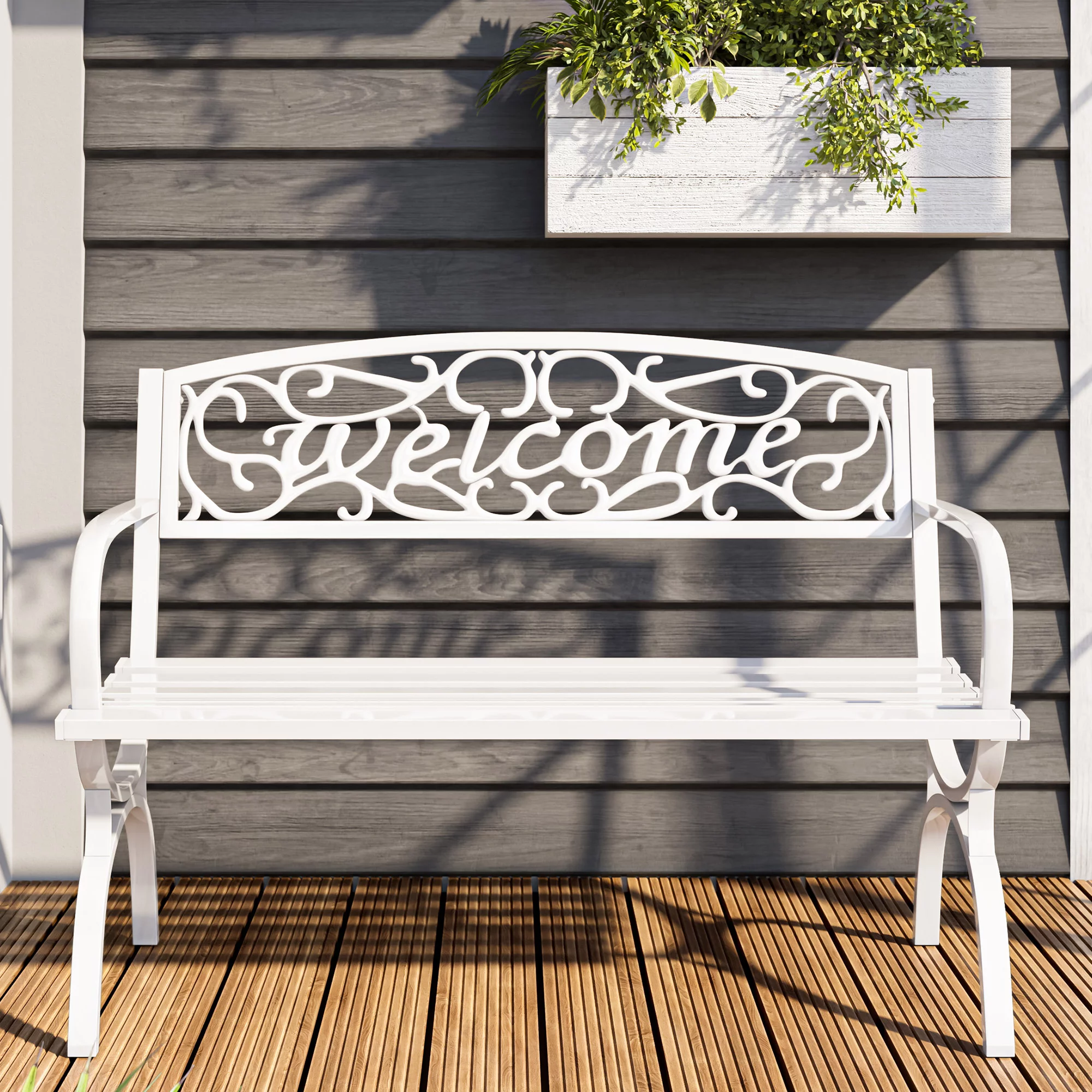 Belleze Elegance Outdoor Park Bench 50