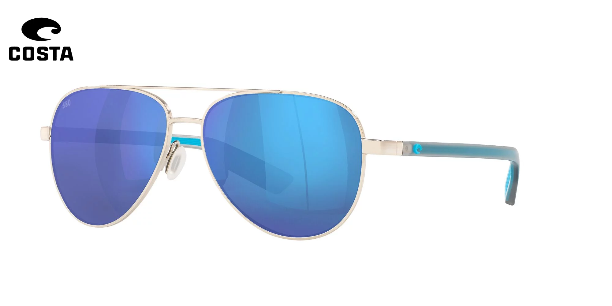 Sunglasses Costa Del Mar 06 S 4002 400202 Peli 287 Brushed Gold Green Mi