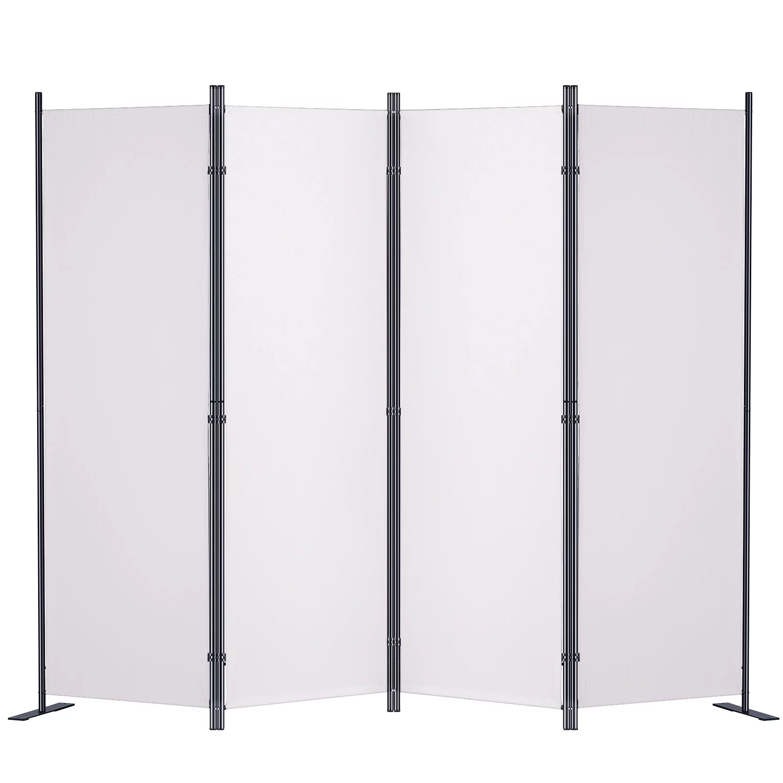 SKYSHALO Room Divider 4 Panel Folding Privacy Screen 88.2