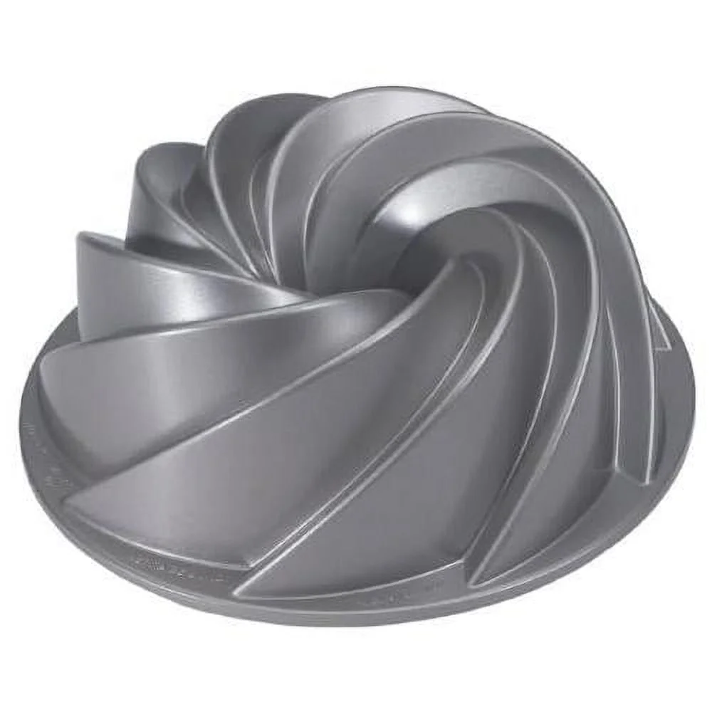 Bundt Pan Heavy Duty Cast Aluminum. Teflon Non-Stick Coating. 10 Cup Capacity