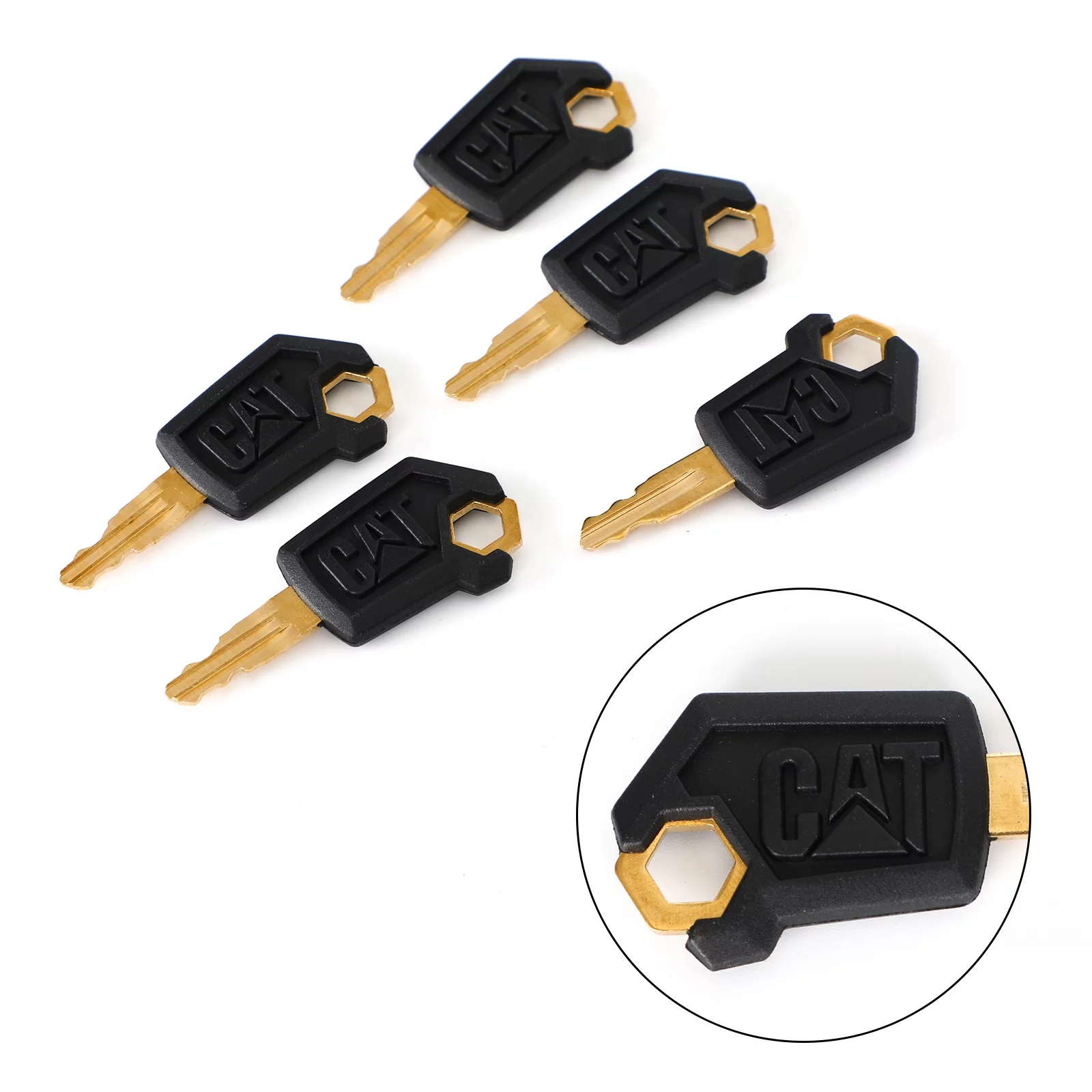 5 Master Cat Keys For Caterpillar Heavy Equipment Ignition Key 5P8500