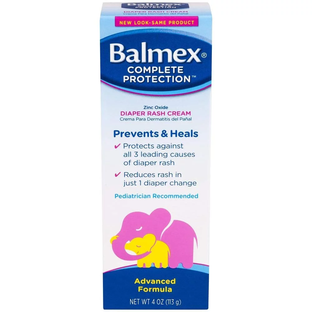 Balmex Complete Protection, Diaper Rash Cream 4 oz(Pack of 4)