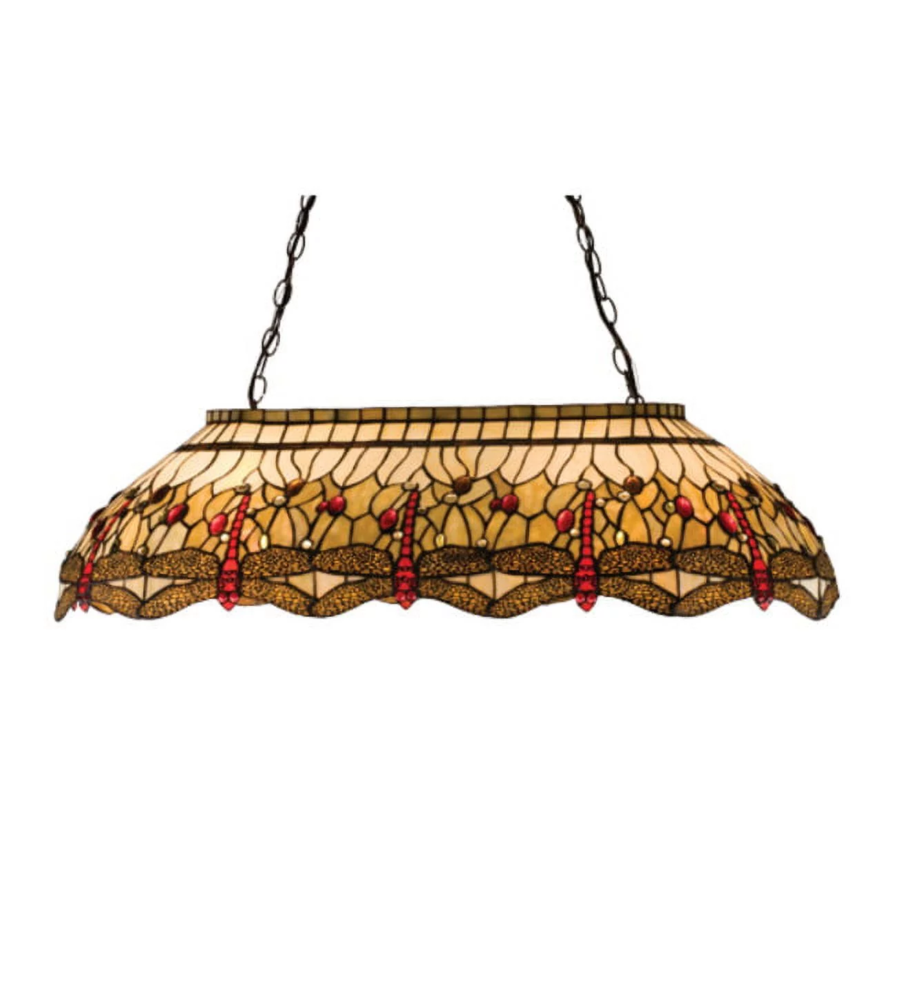 Meyda Tiffany 17508 Island / Billiard Fixture From The Scarlet Dragonfly Collection -