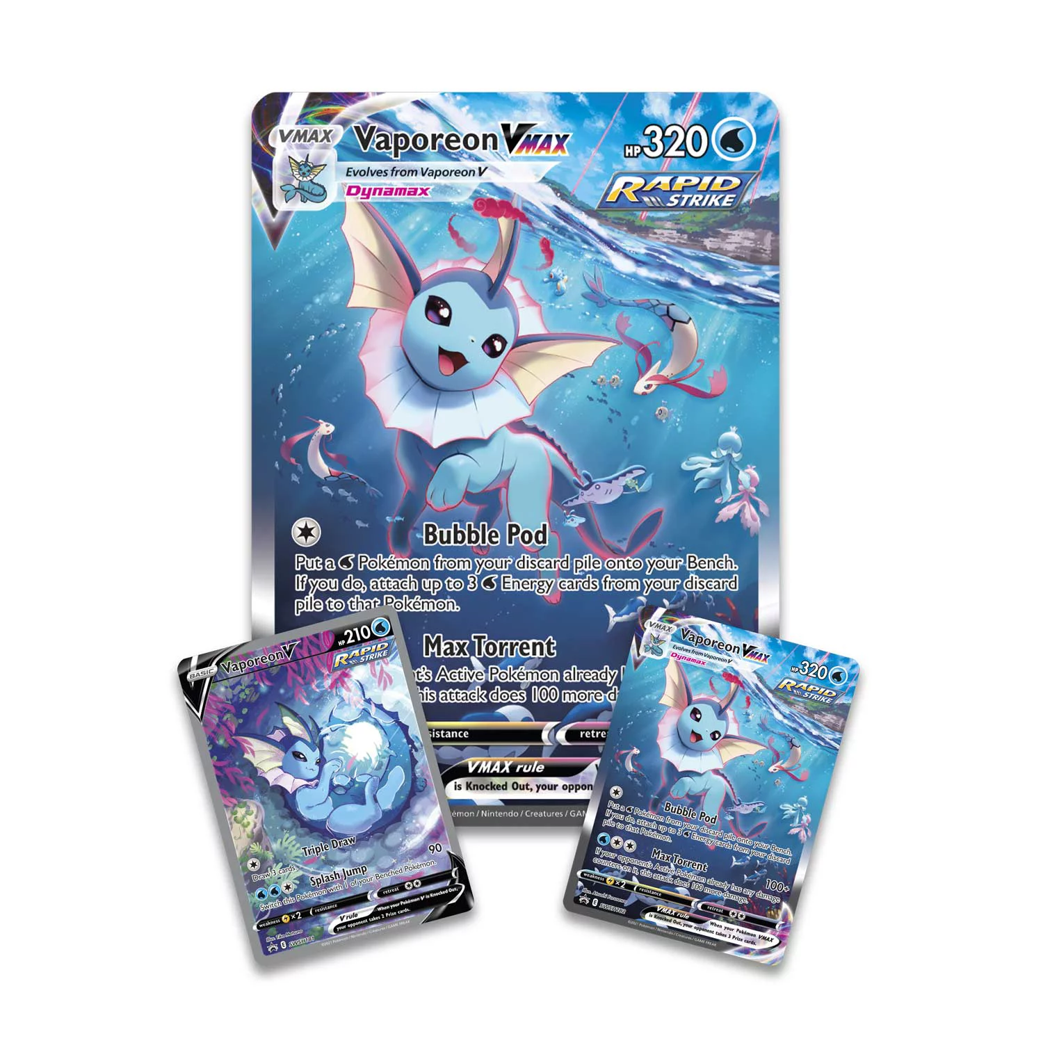 Pokemon TCG: Vaporeon VMAX Premium Collection