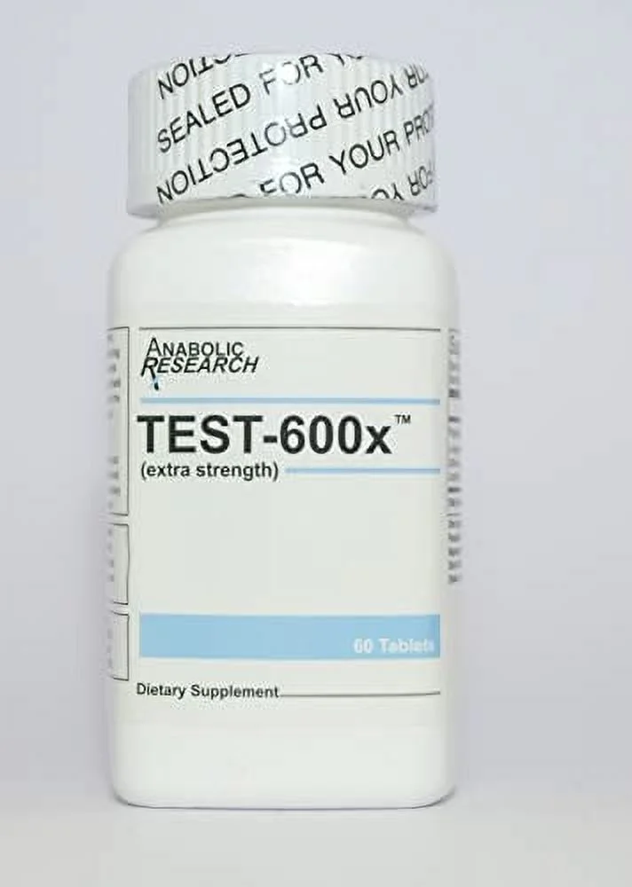 Test-600x - Testosterone Support & Muscle Growth Formula - 60 Tablets - 1 Month Supply