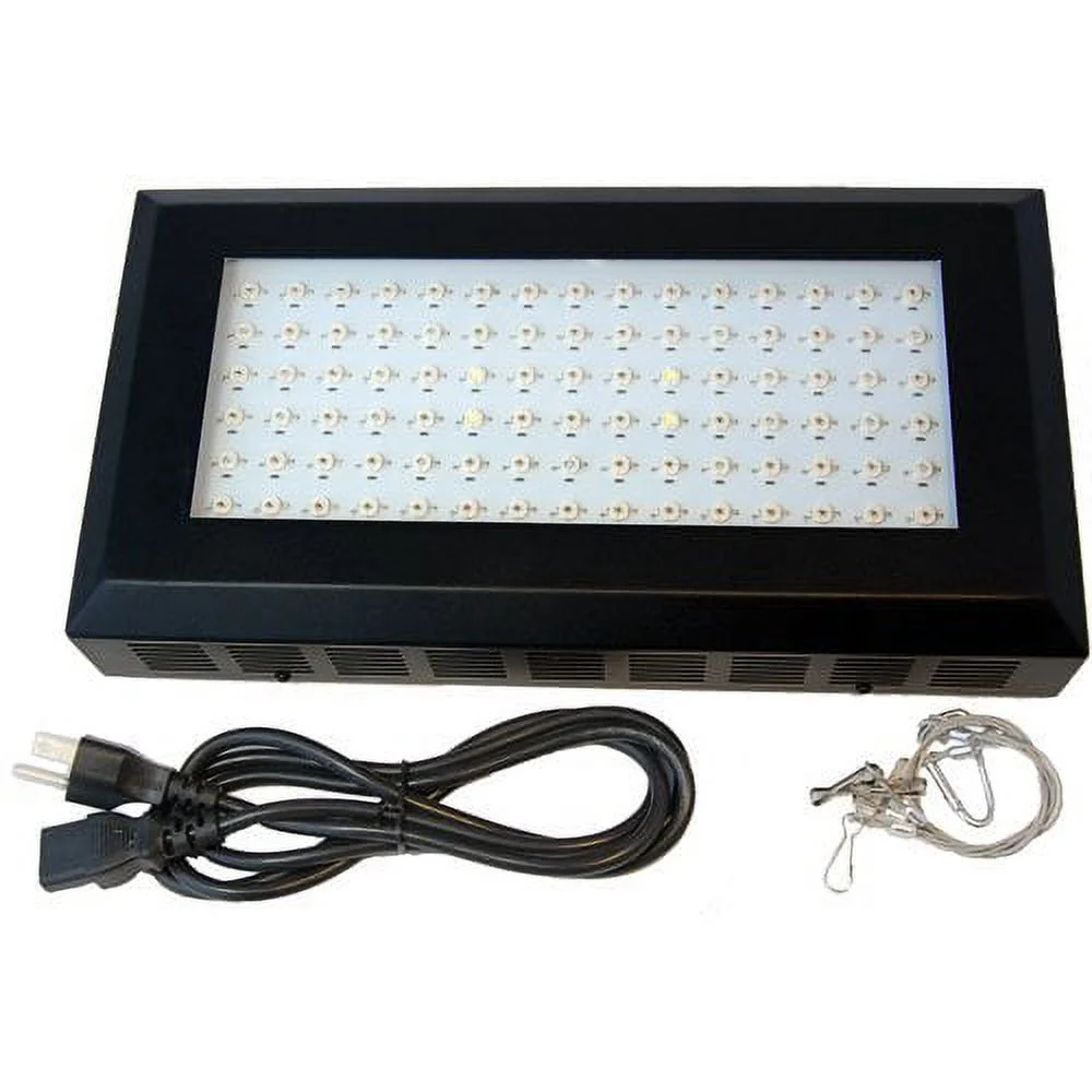 HQRP 14W 225 LED Blue + Red Plant Grow Light Panel for growing Medical Herbs + Hanging Kit