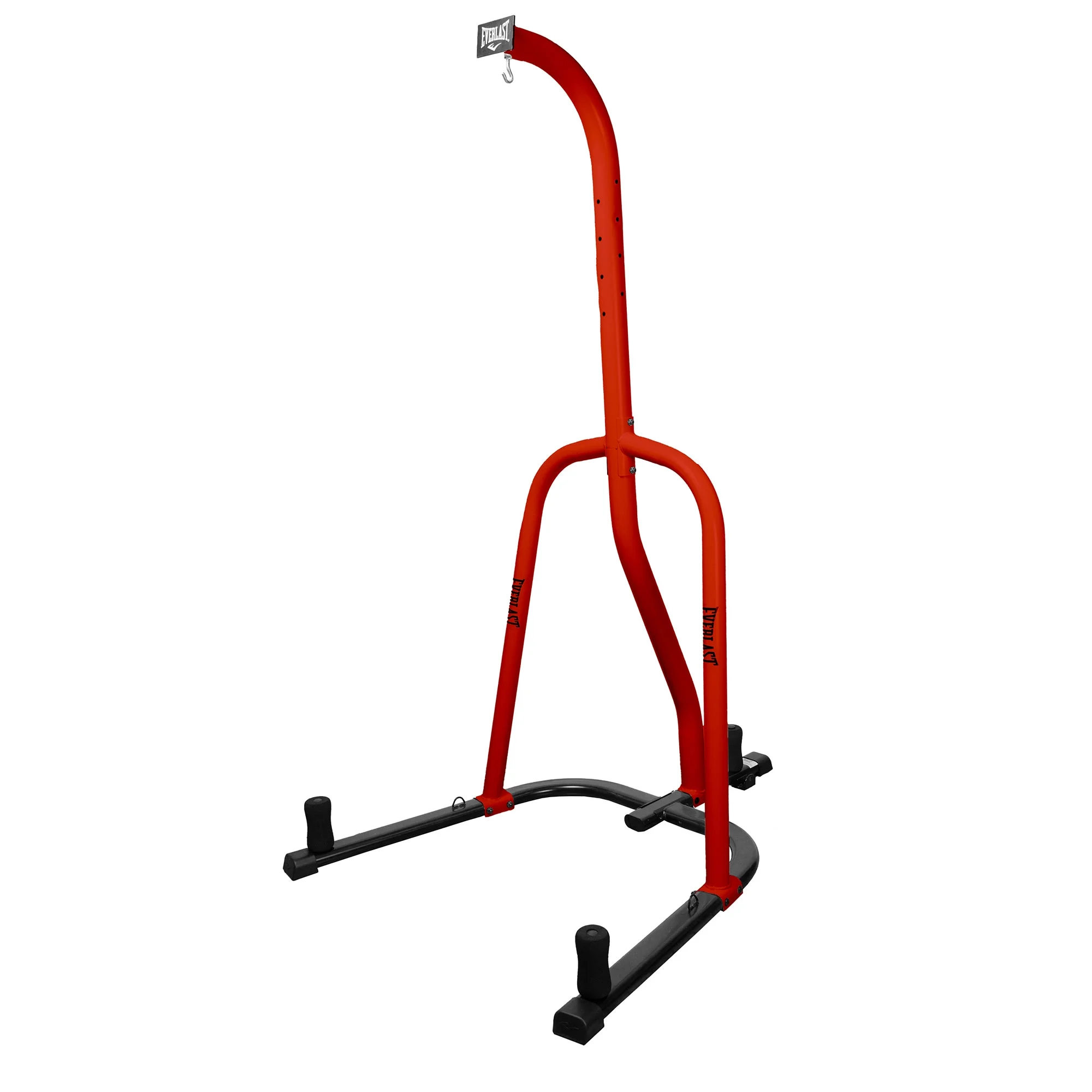 Everlast Heavy Duty Powder Coated Steel Indoor Punching Bag Stand, Red