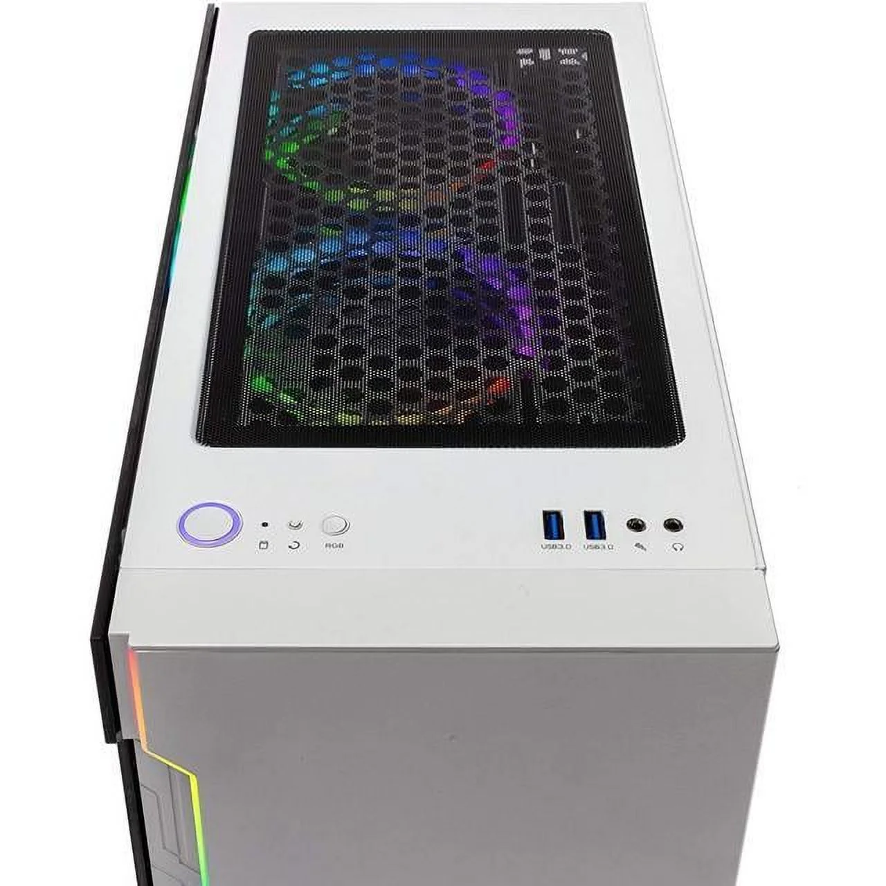 Skytech Archangel 3.0 Gaming PC Desktop – Intel i5-10400F, GTX 1660 Super, 500GB SSD, 16G DDR4 3200, AC Wi-Fi, Windows 10 Home 64-bit, White