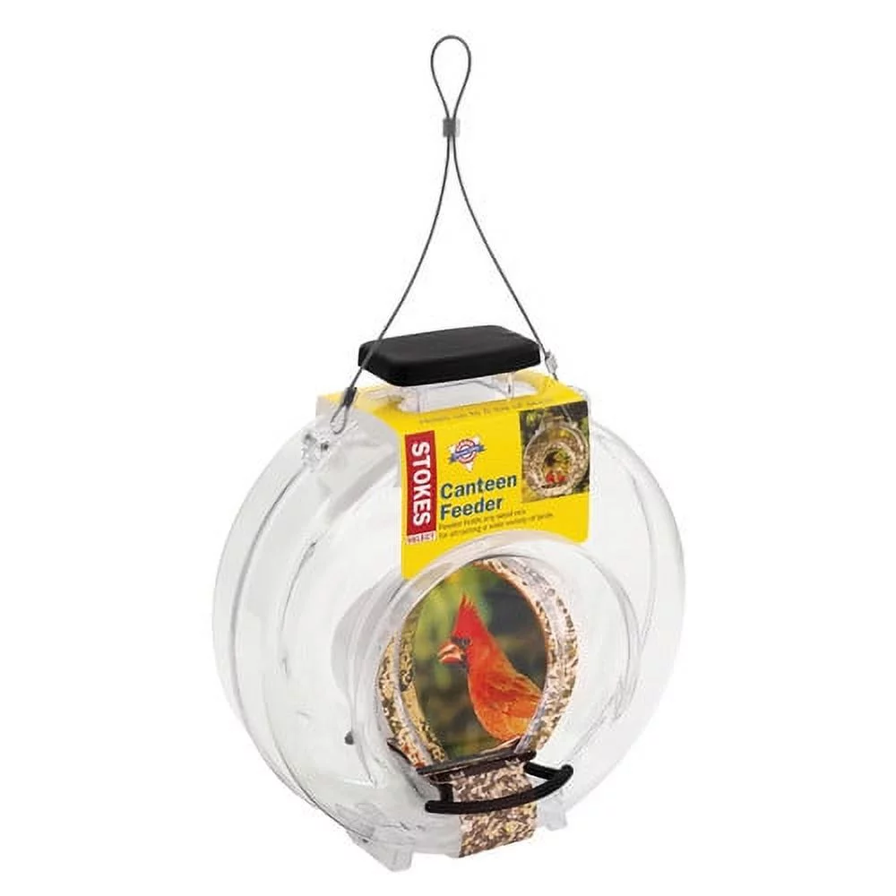 More Birds Canteen Hopper Bird Feeder, Finch, 4.7 lb Capacity