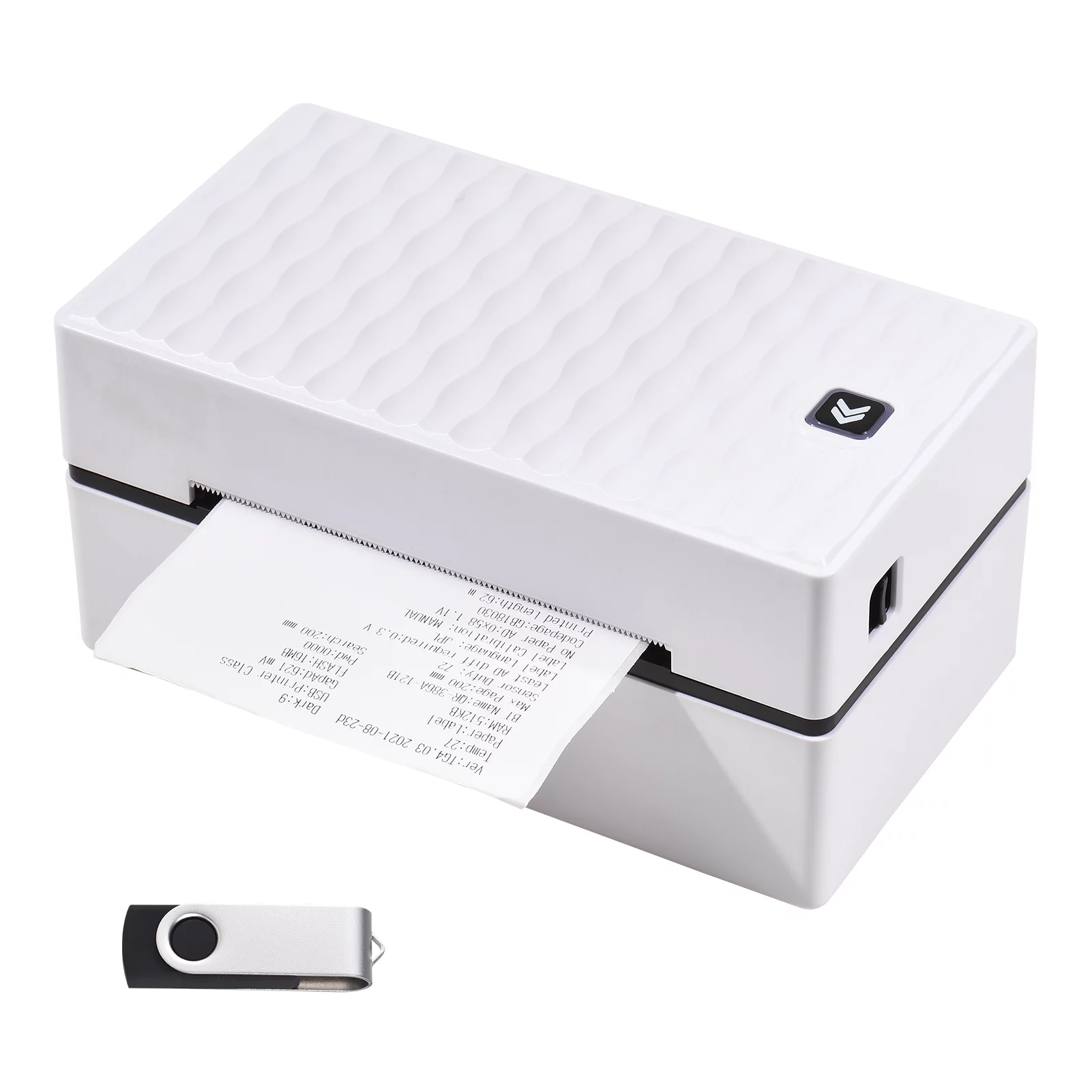 Arealer Desktop Thermal Label Printer for 4x6 Shipping Package Label Printing All in One Label Maker Wireless &USB Connection 180mms High Speed Thermal Sticker Printer Max.110mm Paper Width Compatib